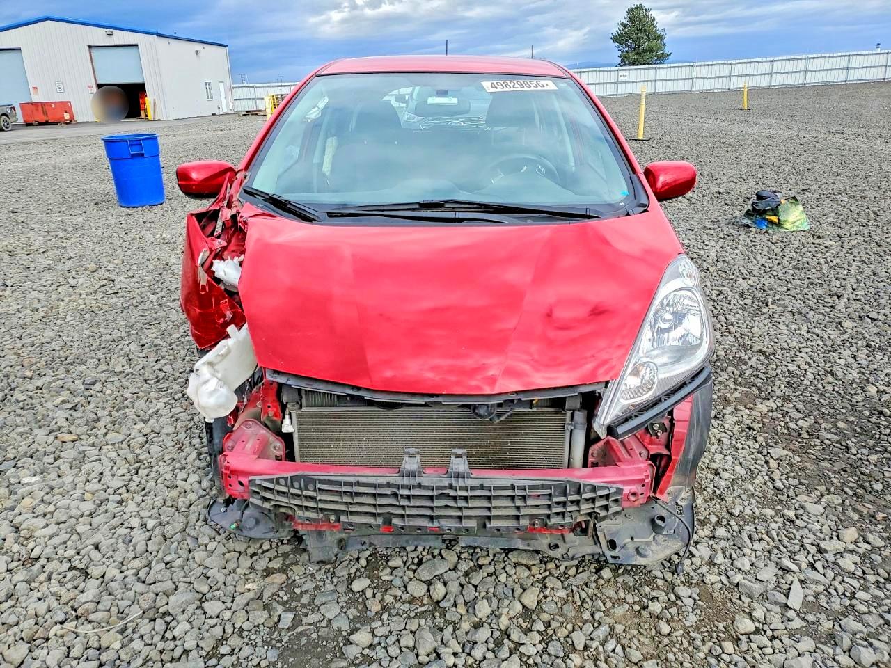 2010 Honda Fit Sport Red vin: JHMGE8H44AC029134