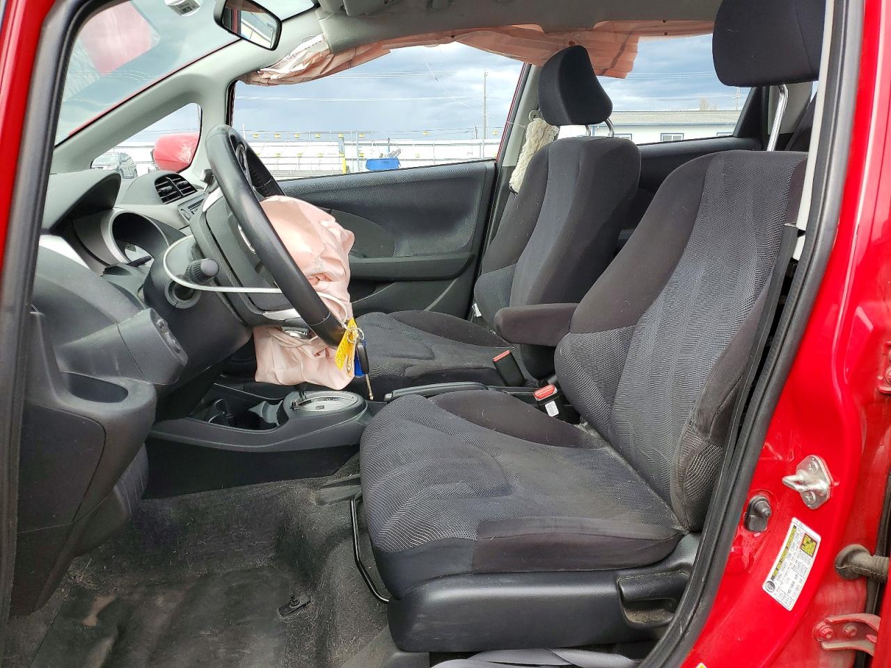 2010 Honda Fit Sport Red vin: JHMGE8H44AC029134