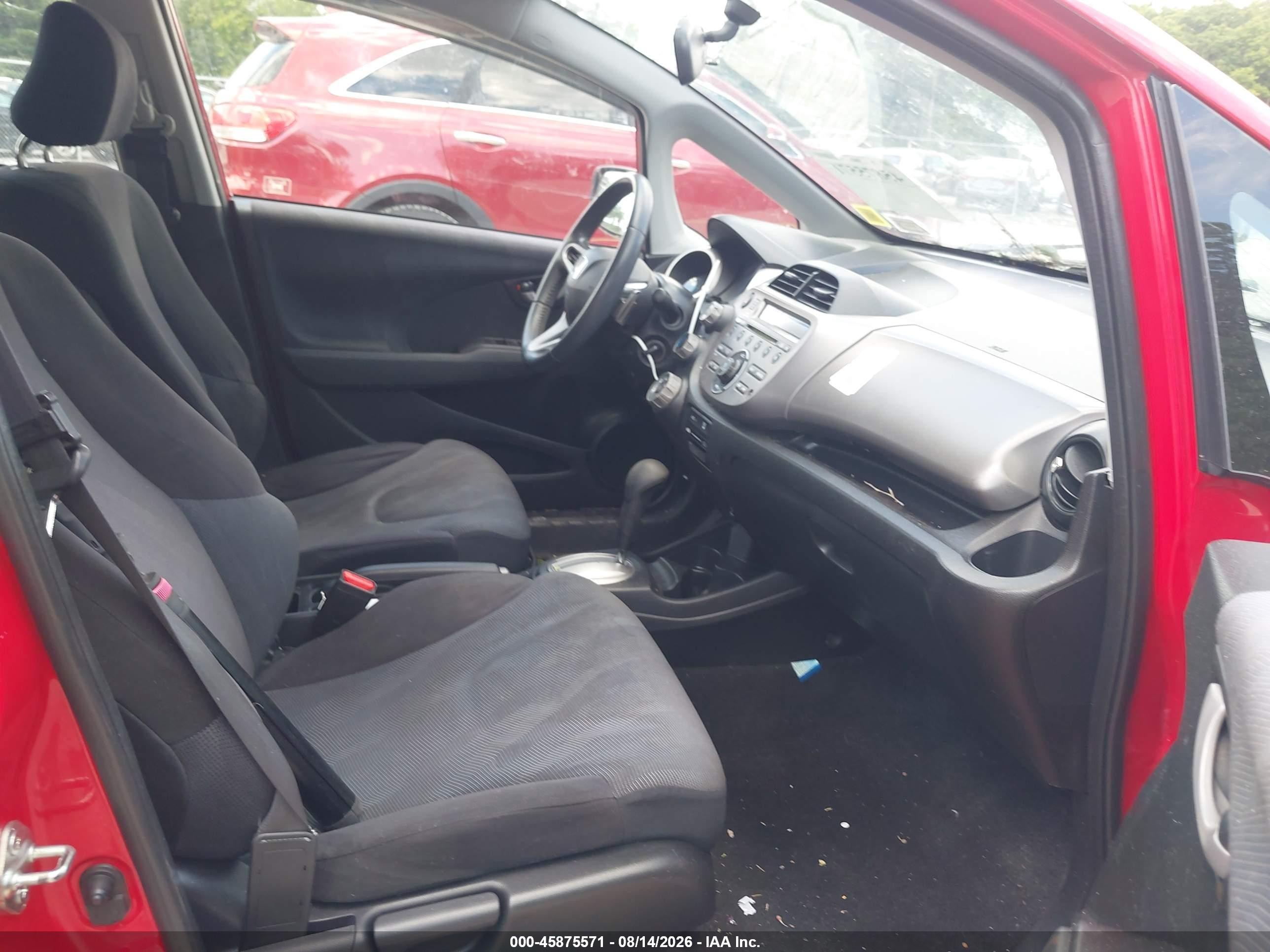 2010 Honda Fit Sport Red vin: JHMGE8H44AC031773