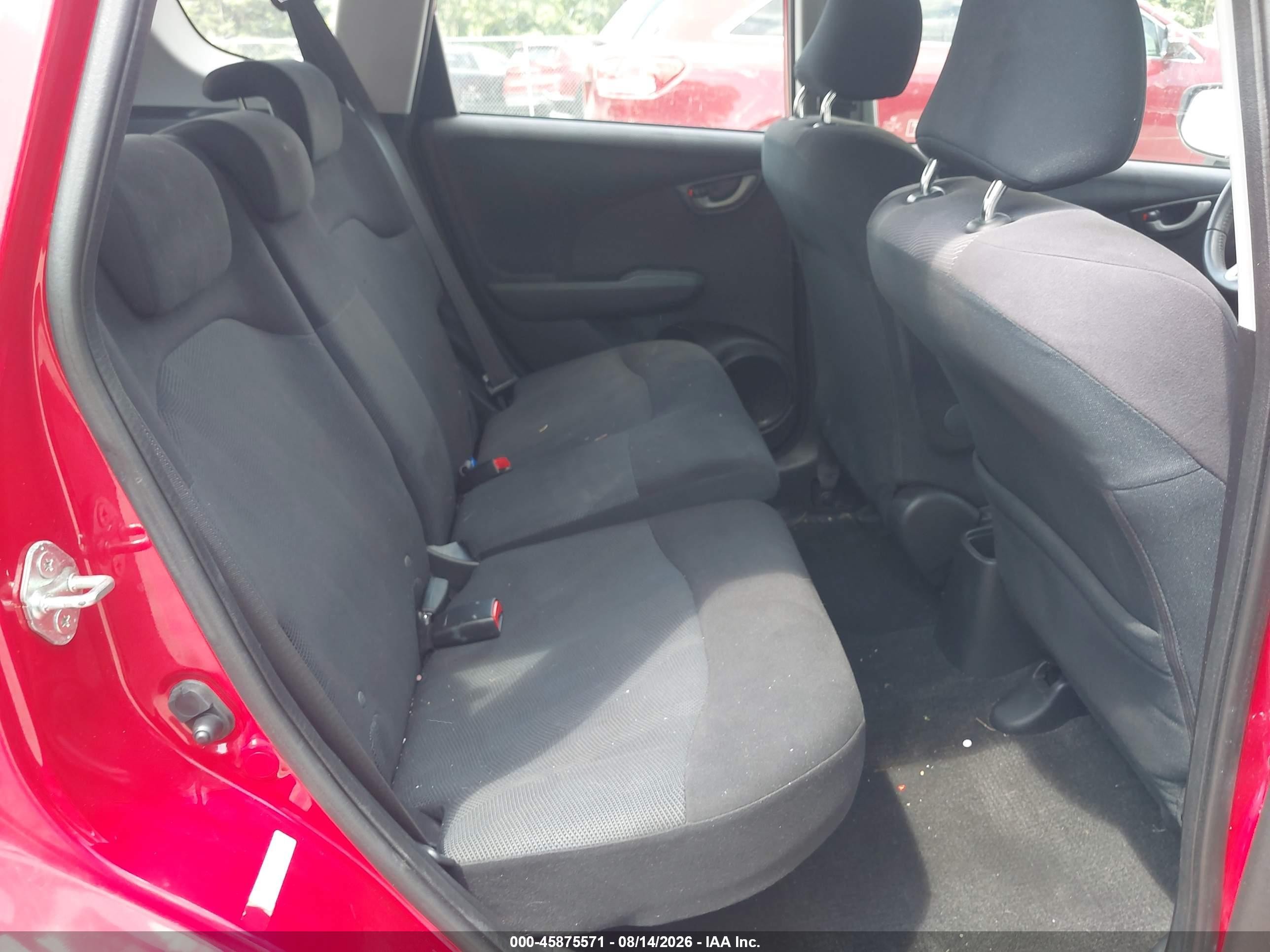 2010 Honda Fit Sport Red vin: JHMGE8H44AC031773