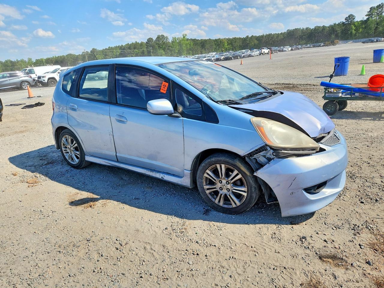 2010 Honda Fit Sport Blue vin: JHMGE8H44AC032938