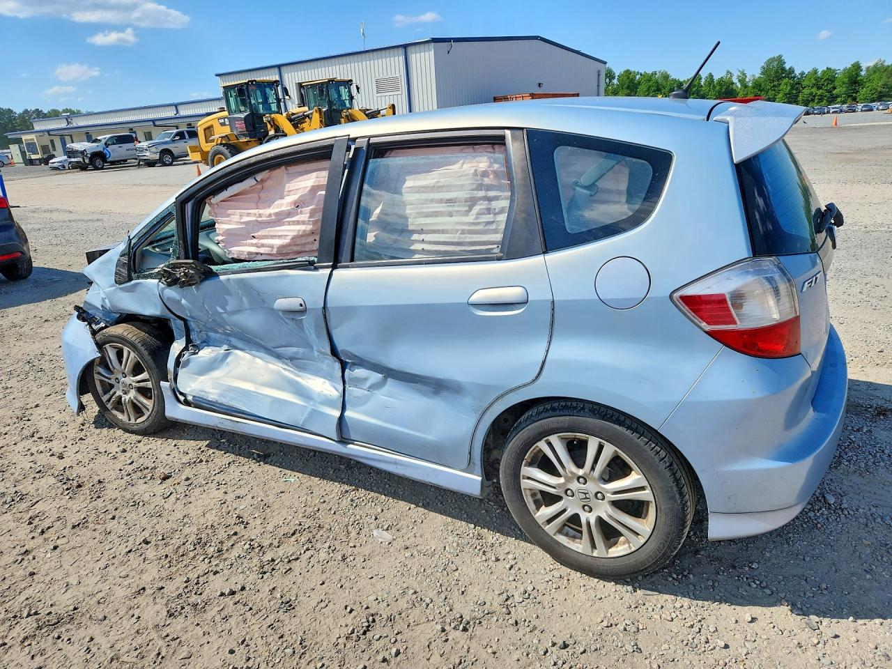 2010 Honda Fit Sport Blue vin: JHMGE8H44AC032938