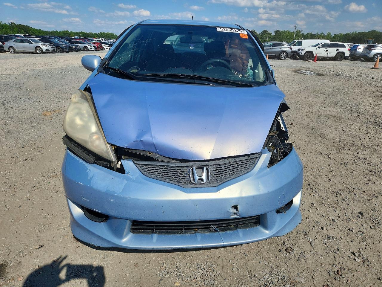 2010 Honda Fit Sport Blue vin: JHMGE8H44AC032938
