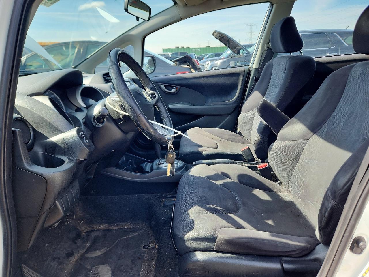 2010 Honda Fit Sport White vin: JHMGE8H44AS018267