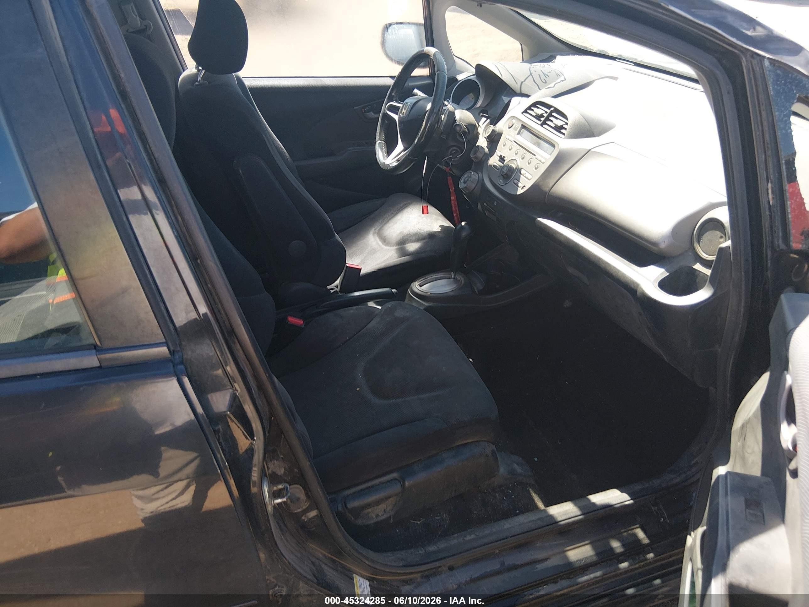 2010 Honda Fit Sport Black vin: JHMGE8H45AC004288