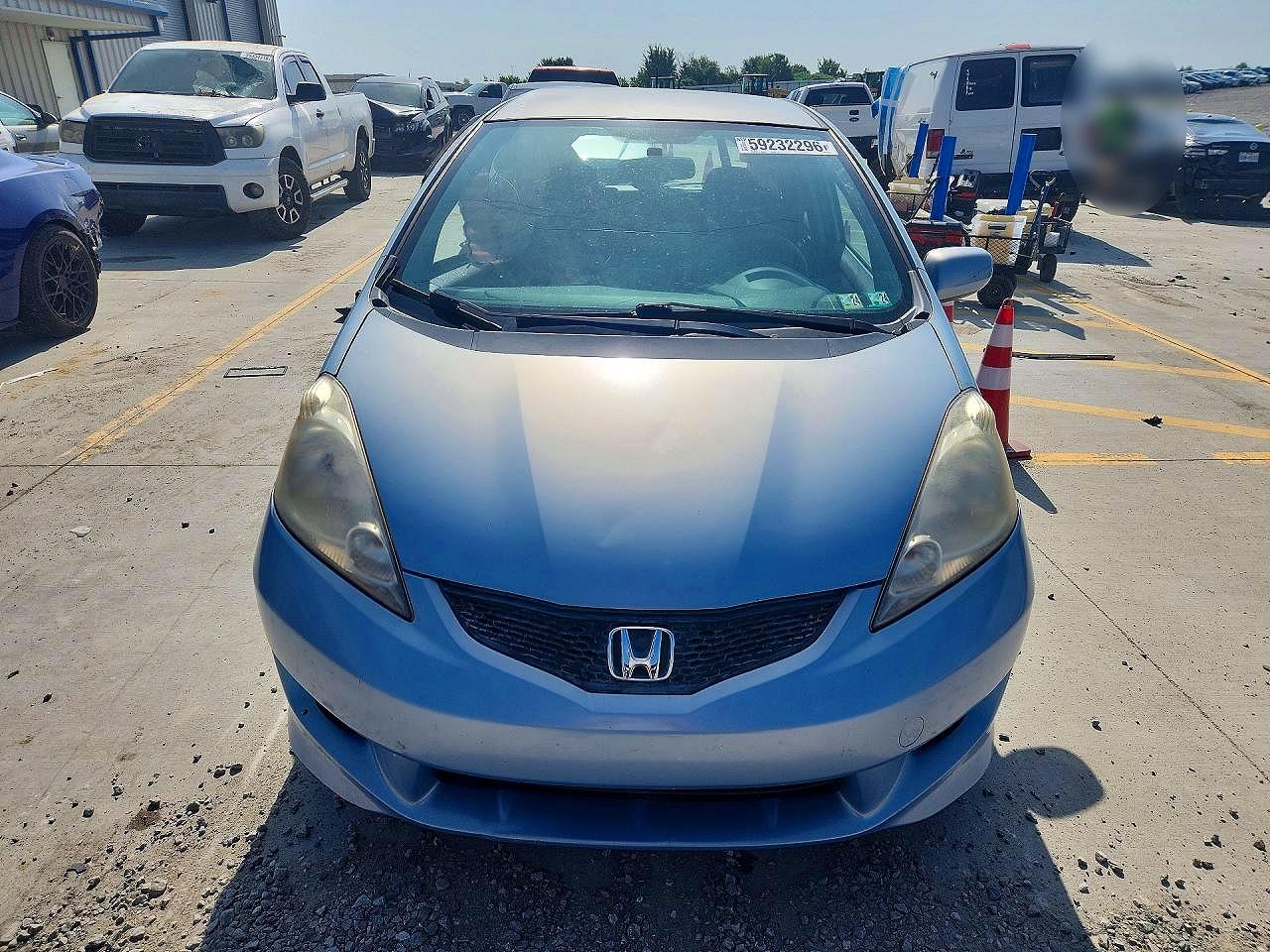 2010 Honda Fit Sport Blue vin: JHMGE8H45AC006820
