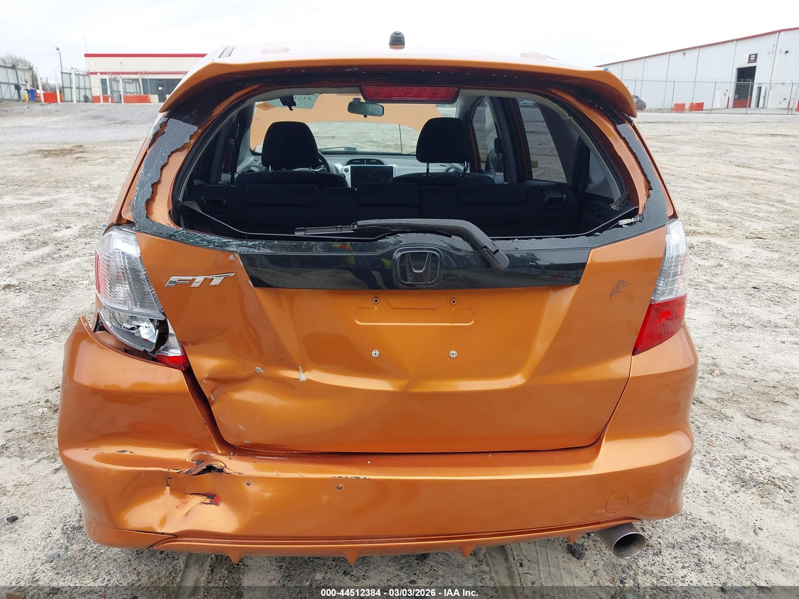 2010 Honda Fit Sport Orange vin: JHMGE8H45AC007644