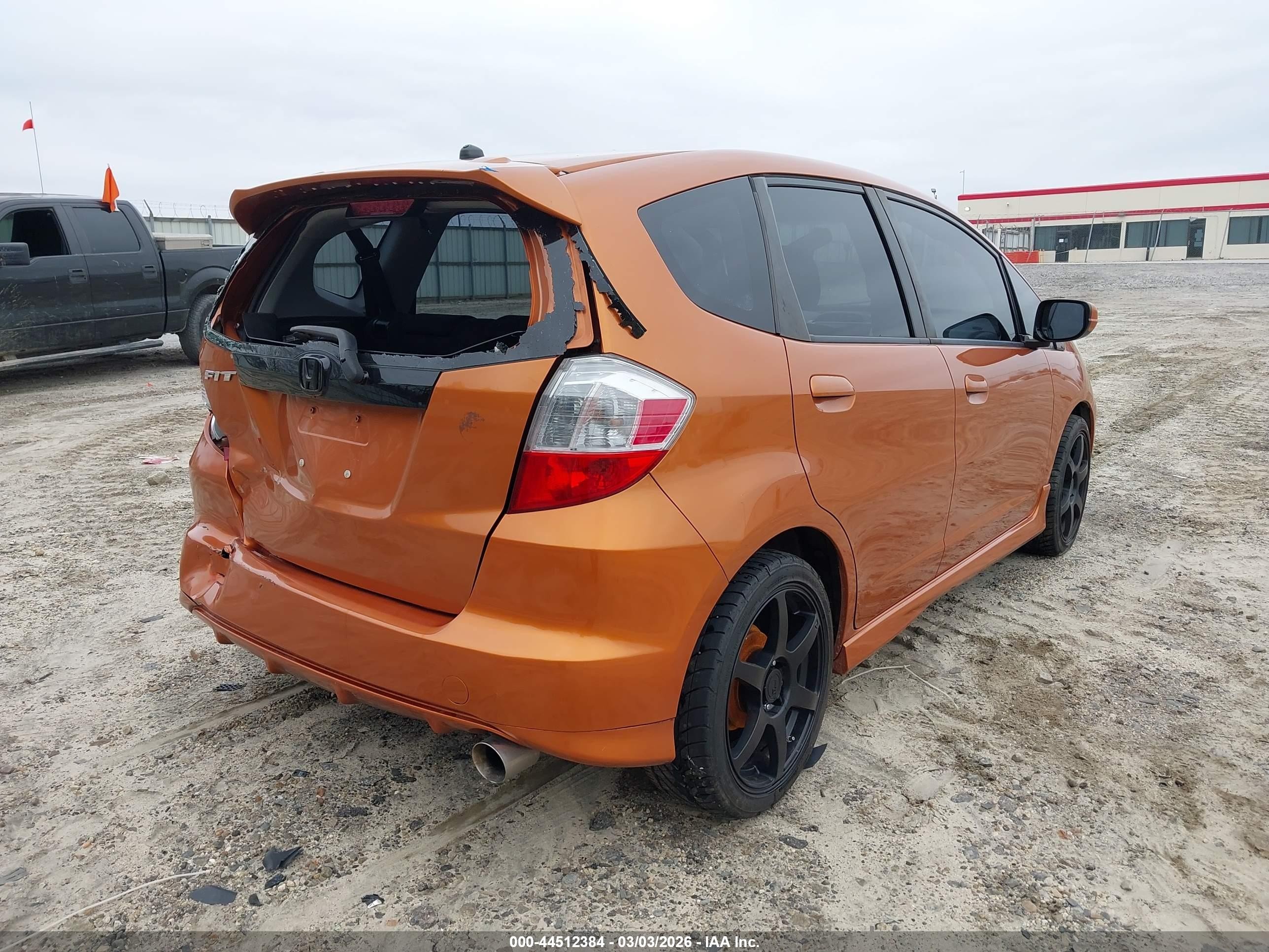2010 Honda Fit Sport Orange vin: JHMGE8H45AC007644