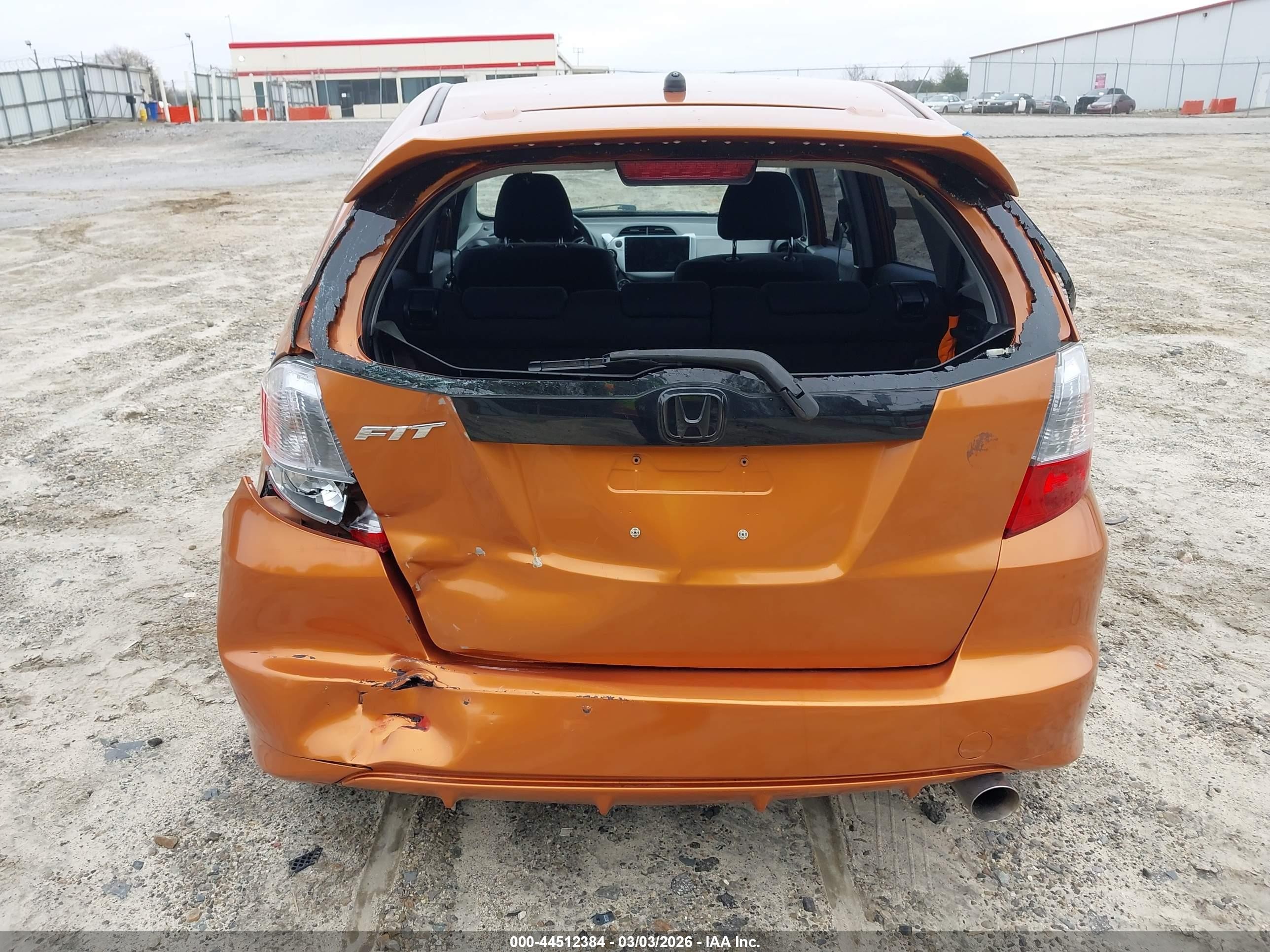2010 Honda Fit Sport Orange vin: JHMGE8H45AC007644