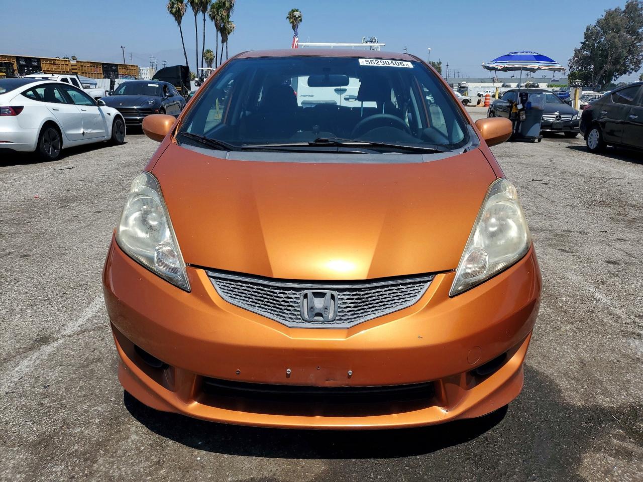 2010 Honda Fit Sport Orange vin: JHMGE8H45AC009460