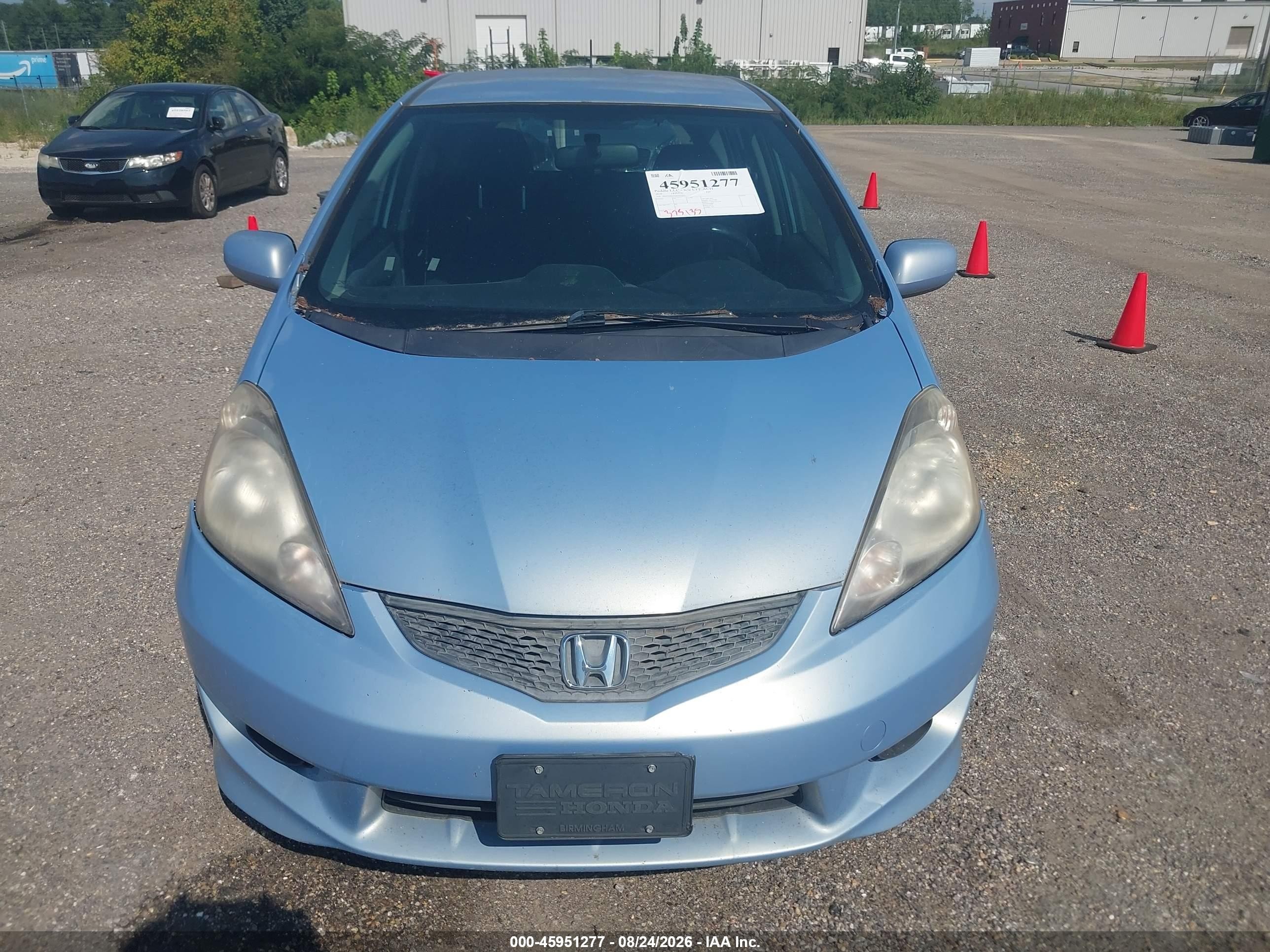2010 Honda Fit Sport Blue vin: JHMGE8H45AC025626