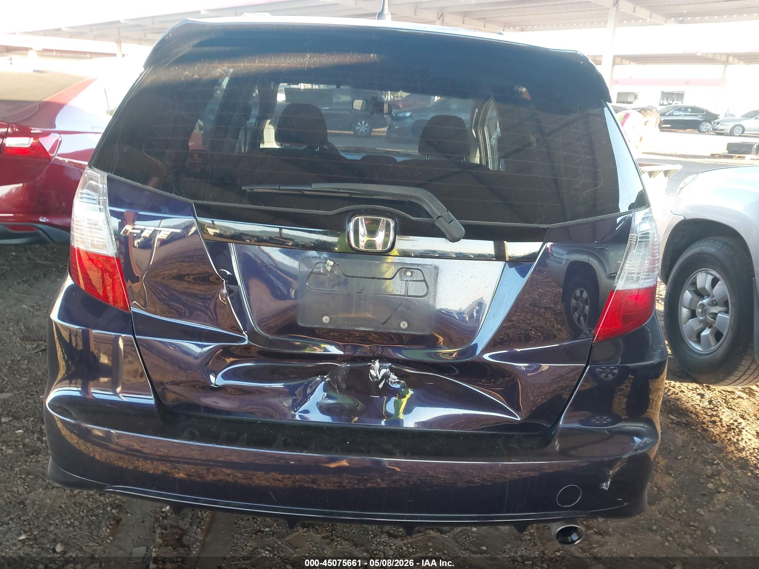 2010 Honda Fit Sport Синий vin: JHMGE8H45AC029062