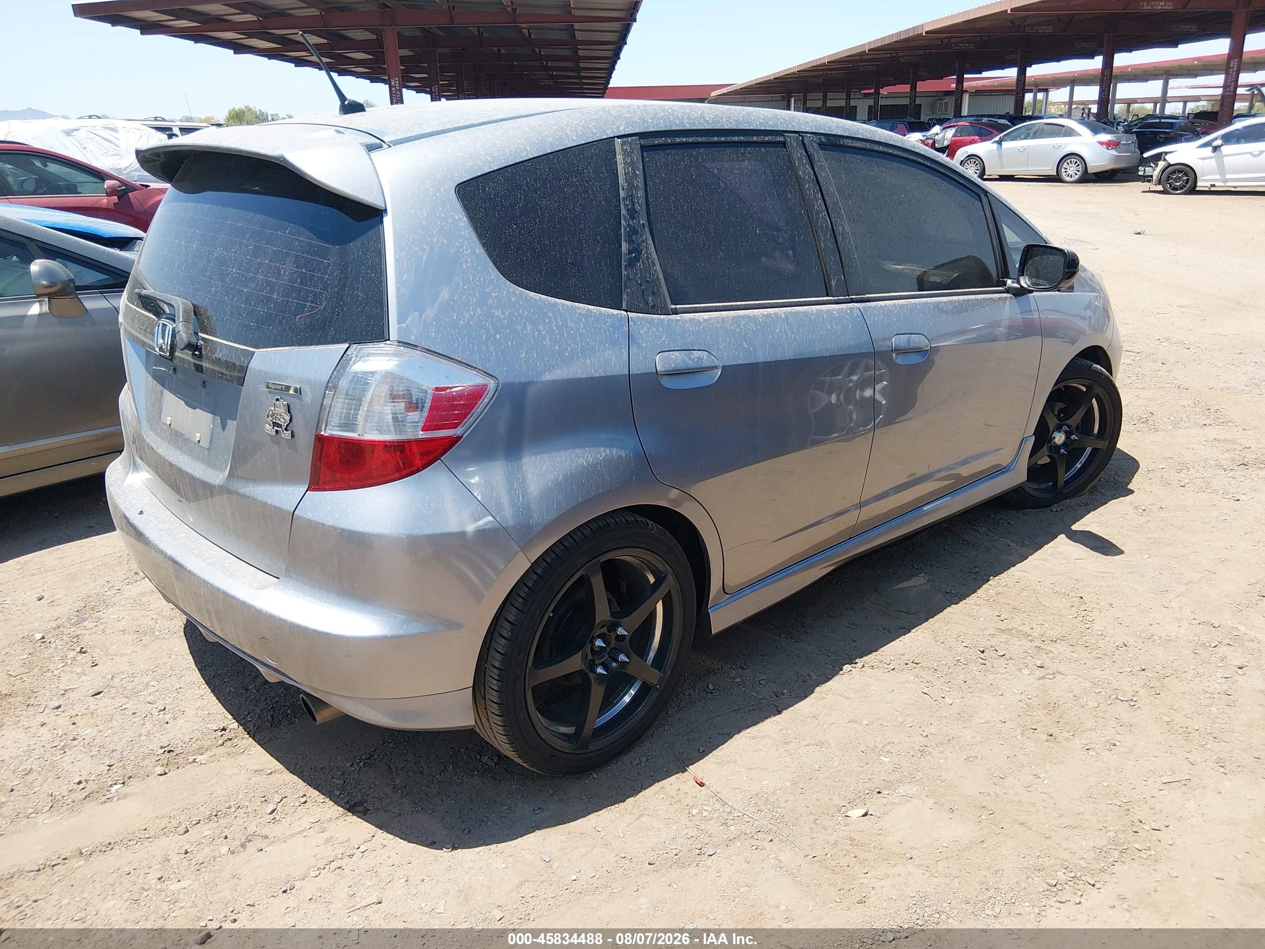2010 Honda Fit Sport Silver vin: JHMGE8H46AC006146