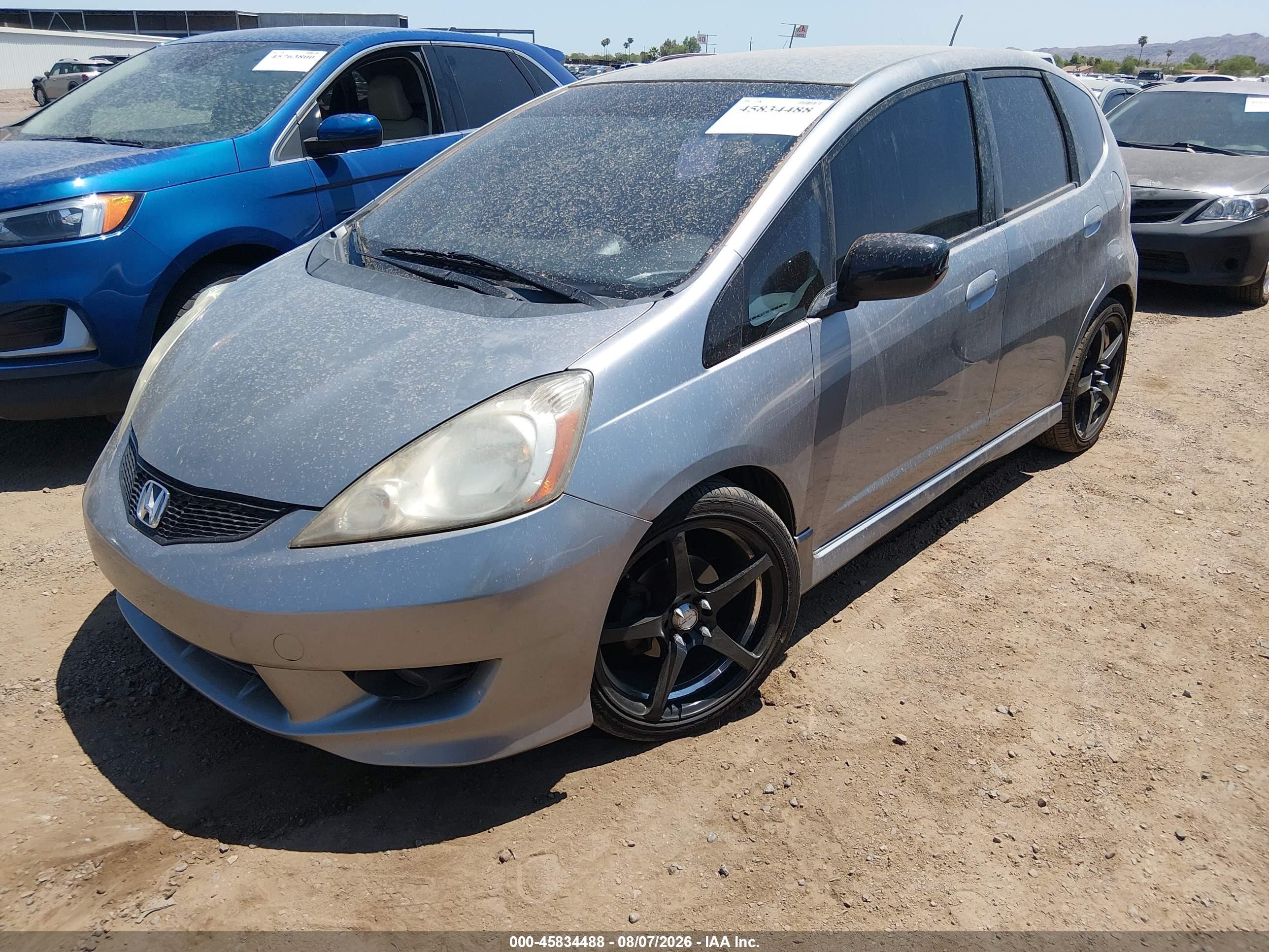 2010 Honda Fit Sport Silver vin: JHMGE8H46AC006146