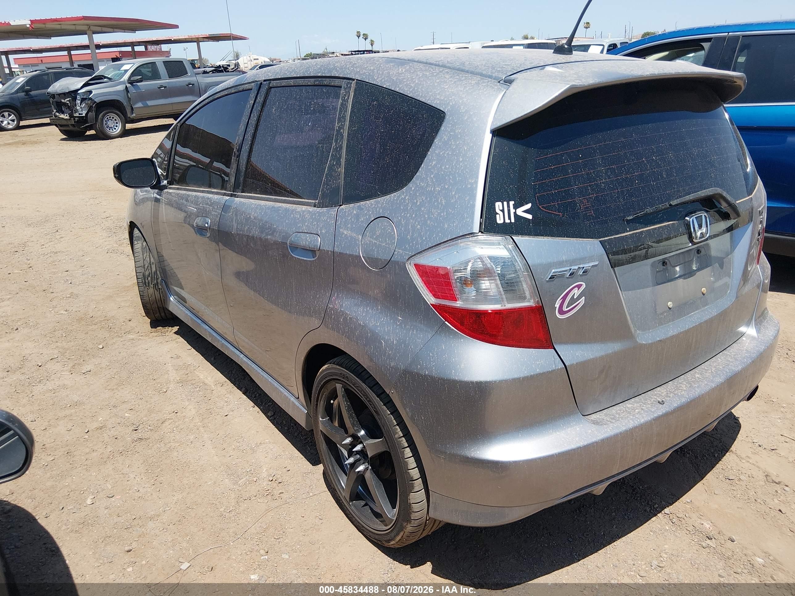 2010 Honda Fit Sport Silver vin: JHMGE8H46AC006146