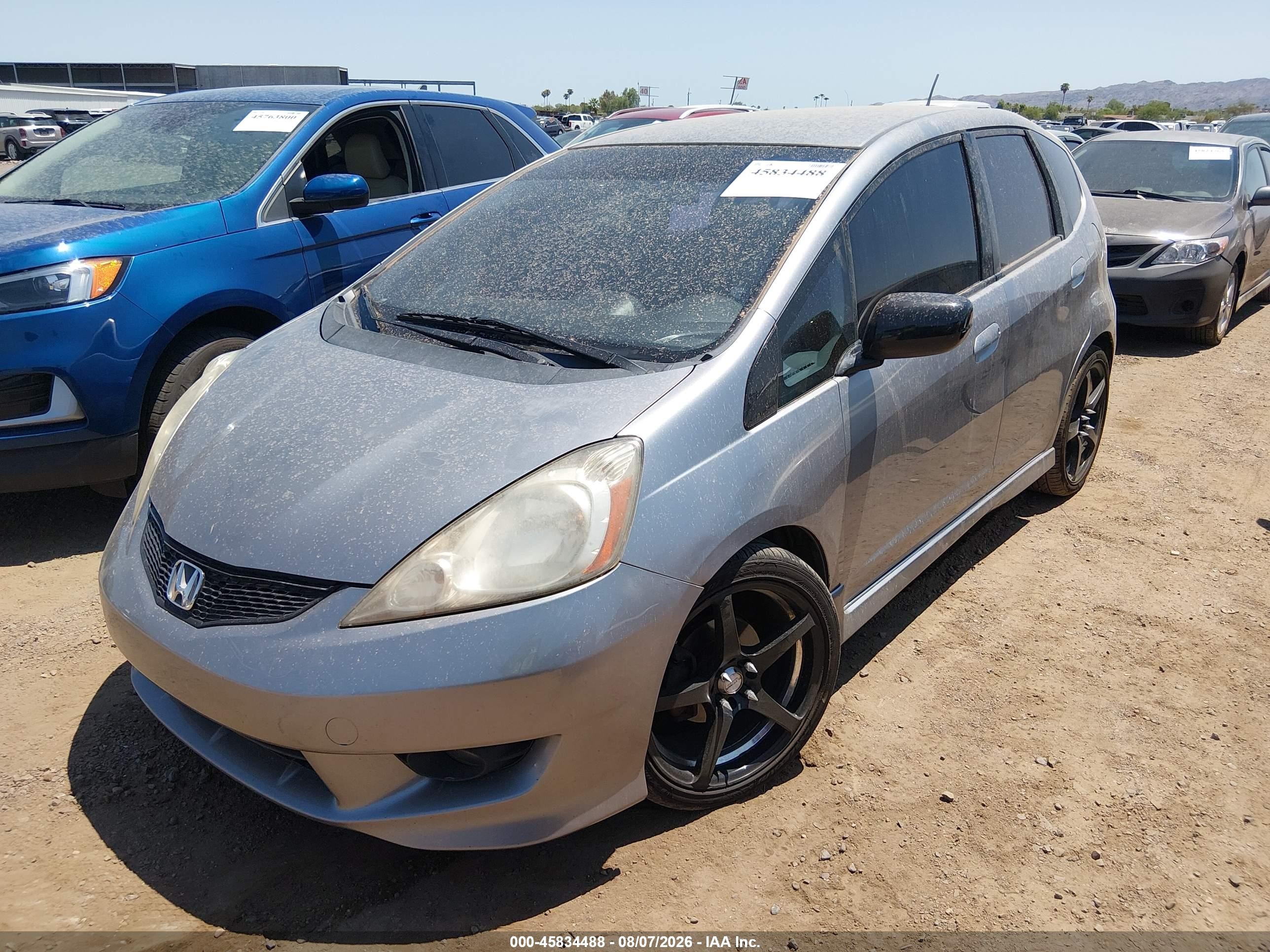 2010 Honda Fit Sport Silver vin: JHMGE8H46AC006146