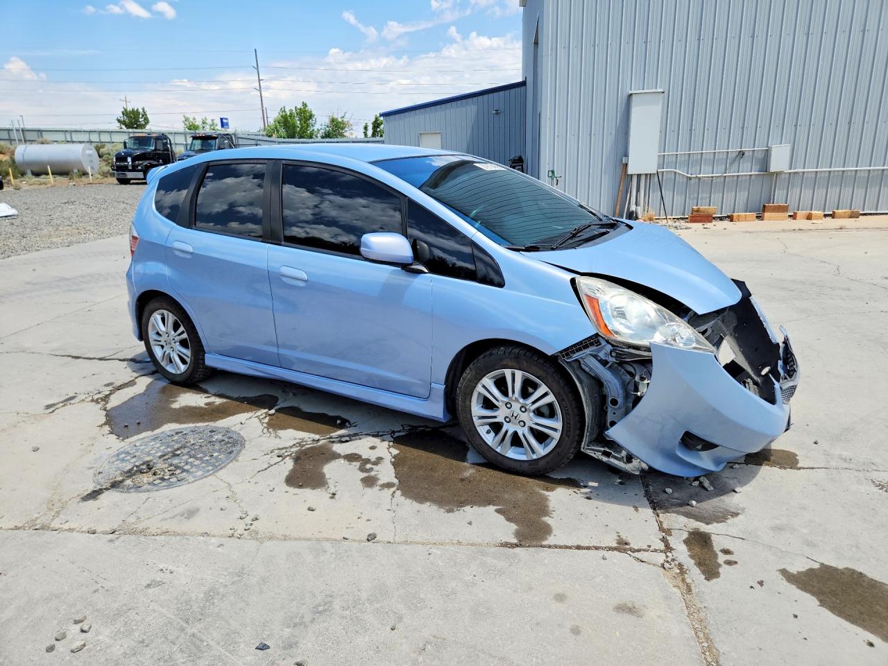2010 Honda Fit Sport Blue vin: JHMGE8H46AC006776
