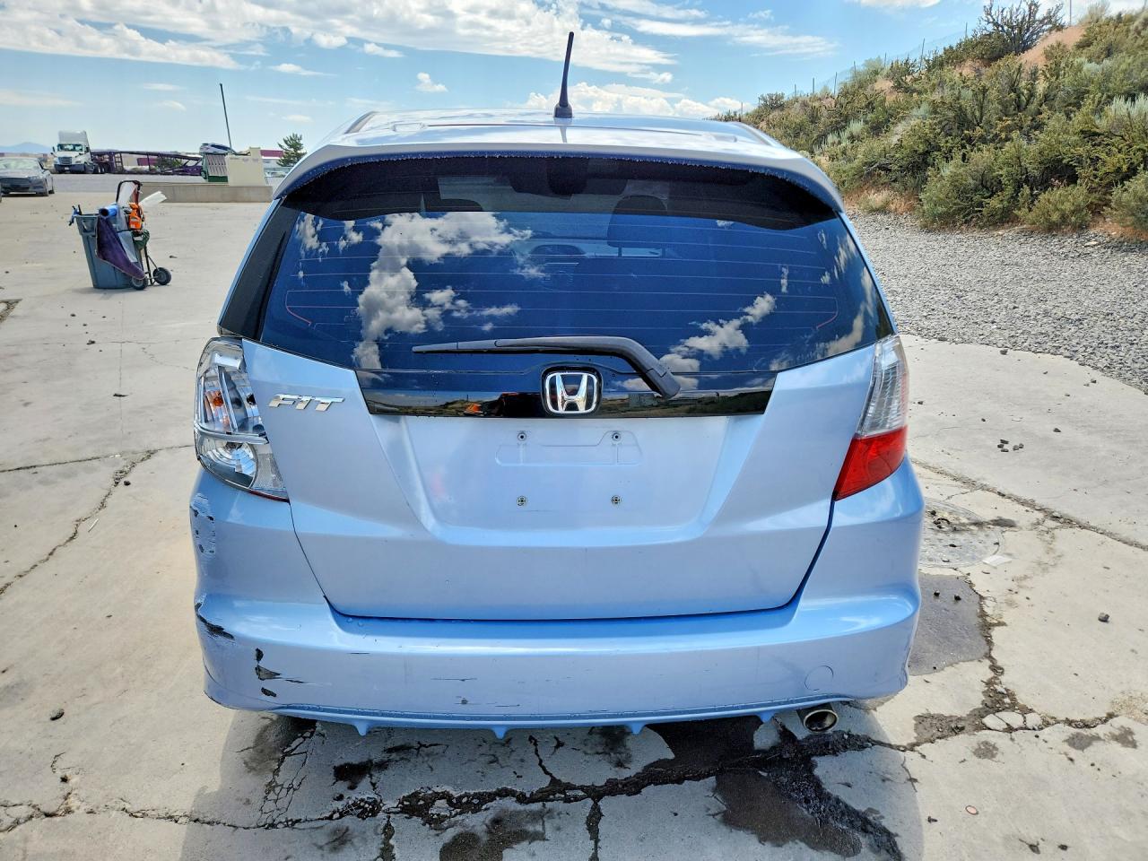 2010 Honda Fit Sport Blue vin: JHMGE8H46AC006776