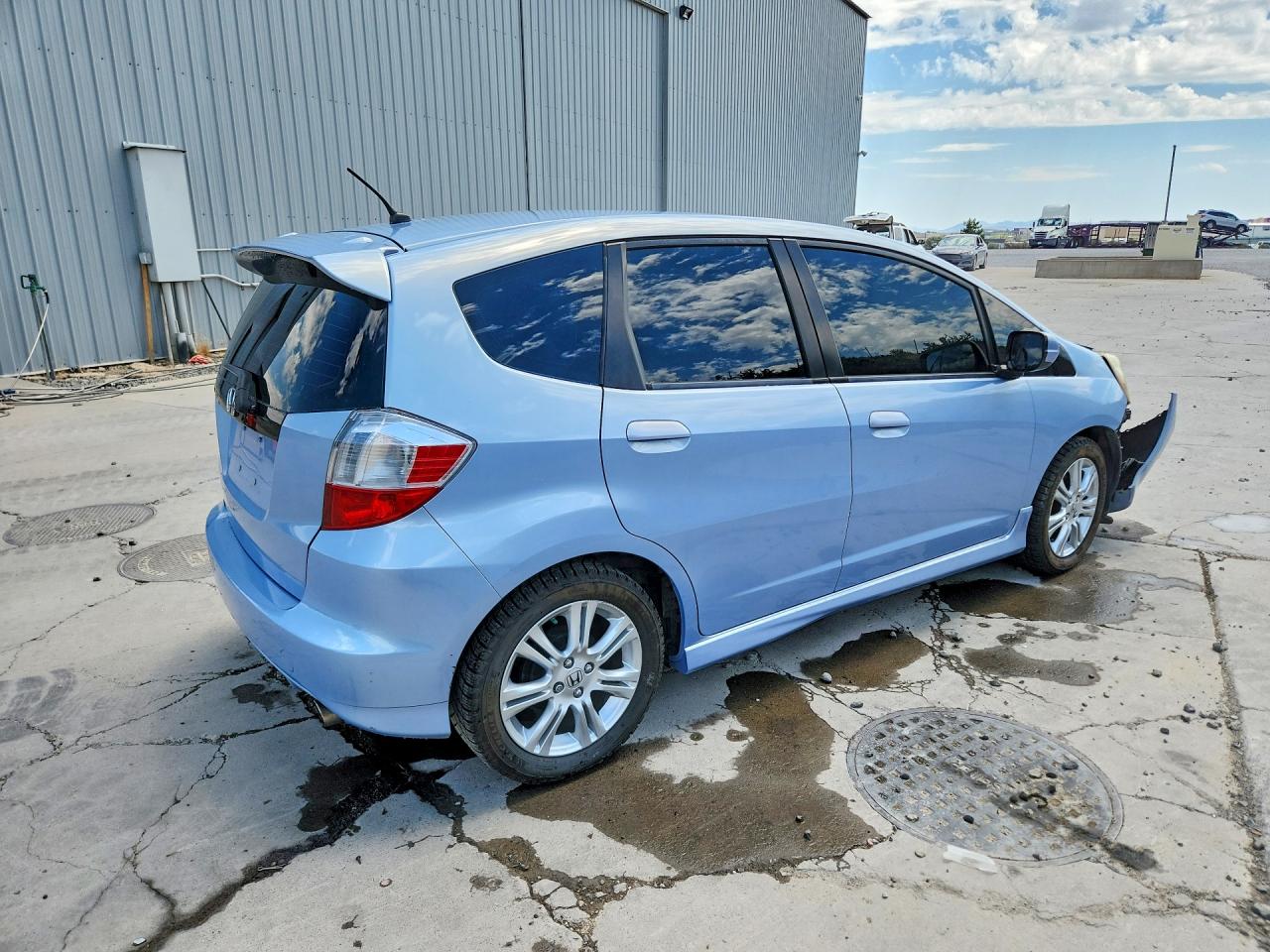 2010 Honda Fit Sport Blue vin: JHMGE8H46AC006776