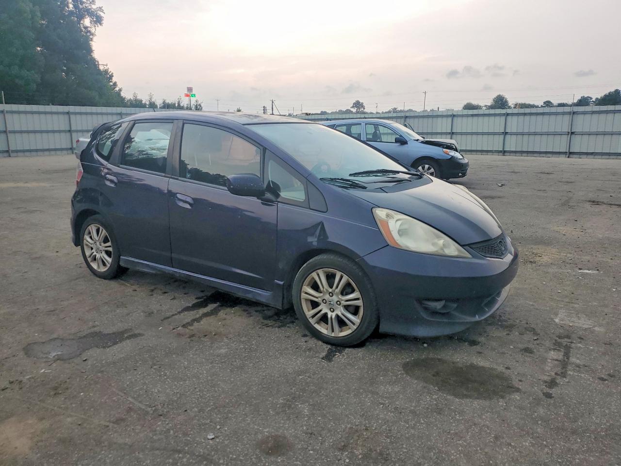2010 Honda Fit Sport Blue vin: JHMGE8H46AC008480