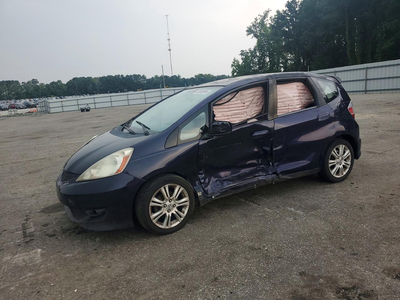 2010 Honda Fit Sport Синий vin: JHMGE8H46AC008480