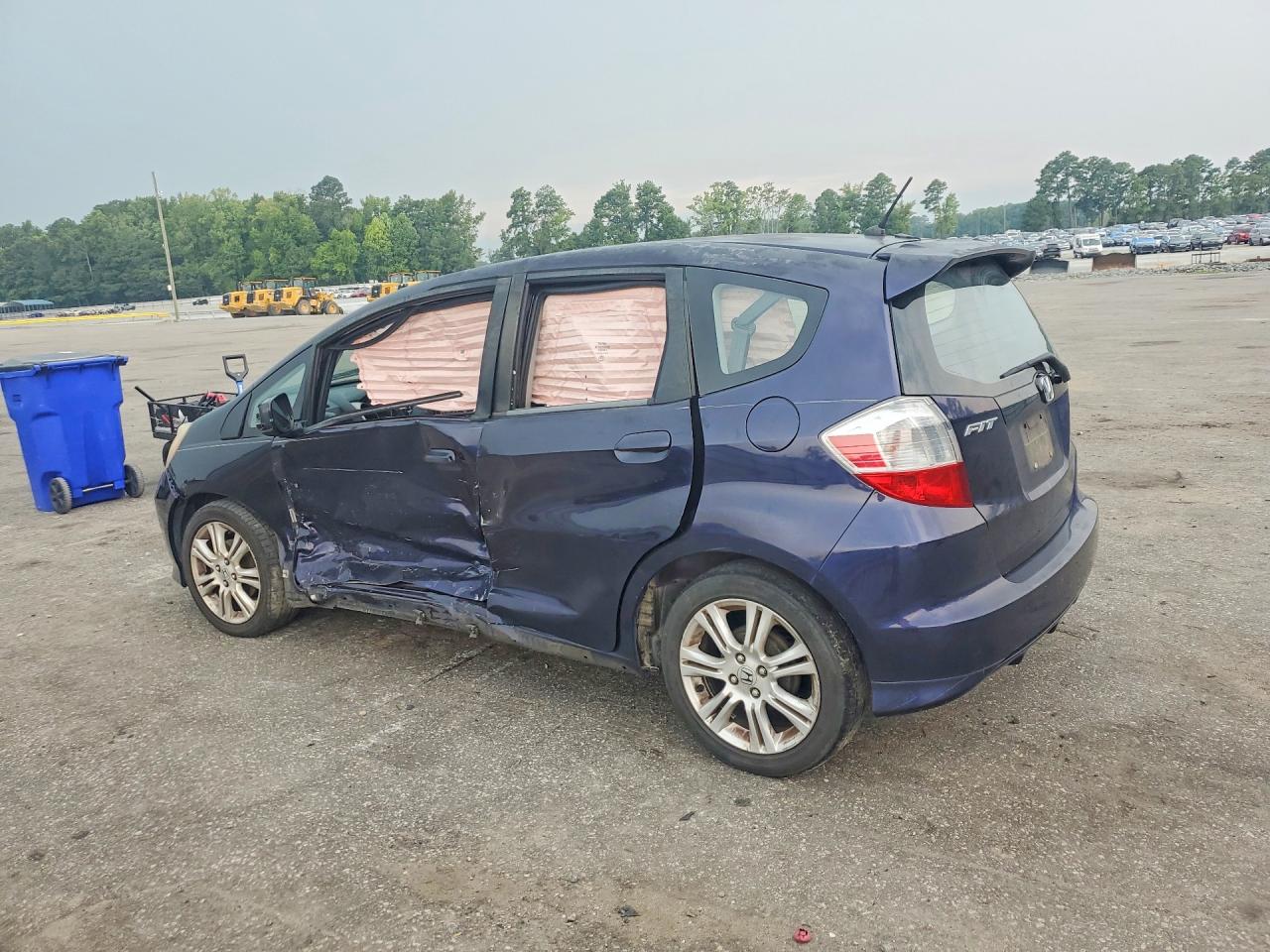 2010 Honda Fit Sport Blue vin: JHMGE8H46AC008480