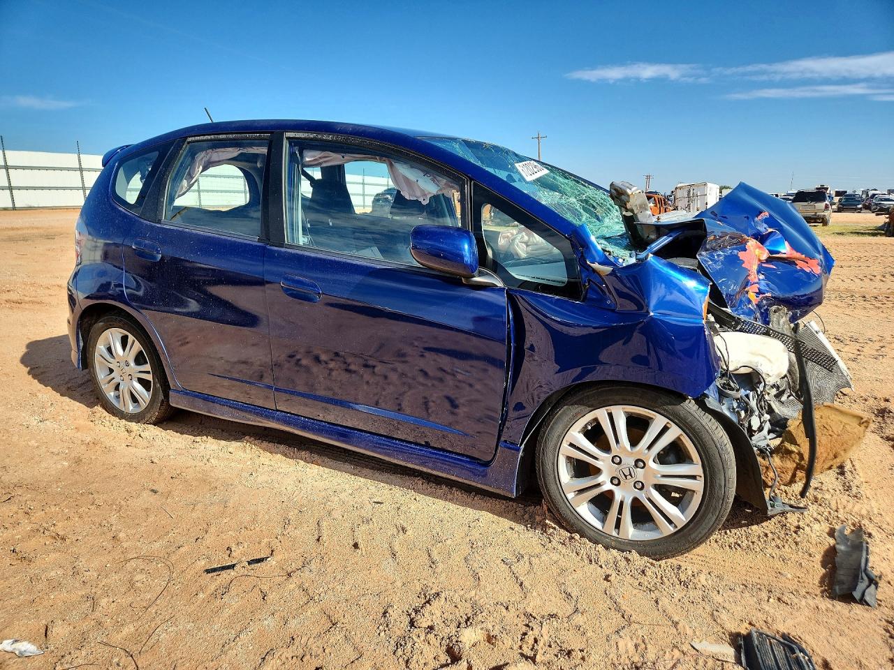 2010 Honda Fit Sport Blue vin: JHMGE8H46AC013694