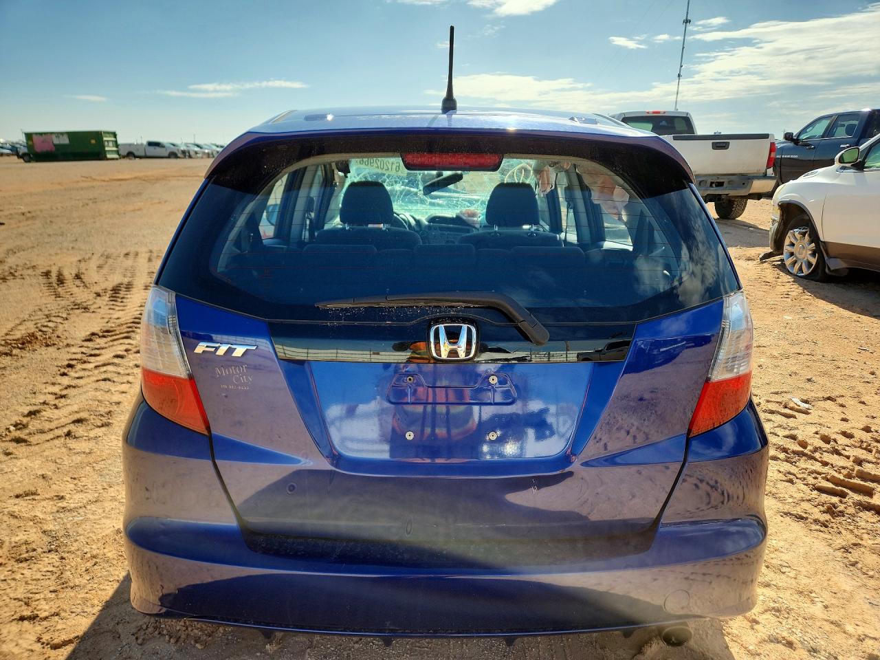 2010 Honda Fit Sport Blue vin: JHMGE8H46AC013694