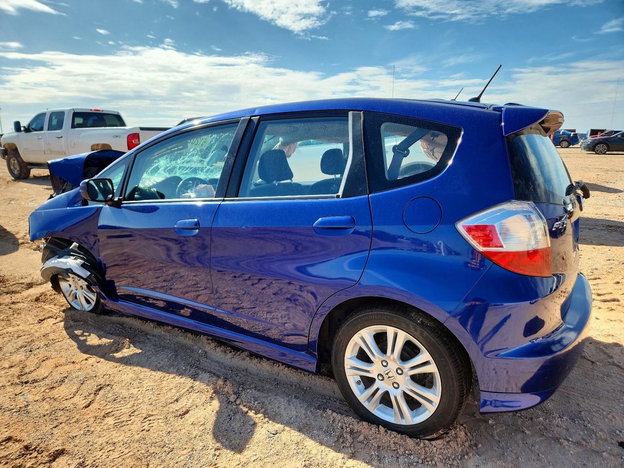 2010 Honda Fit Sport Blue vin: JHMGE8H46AC013694