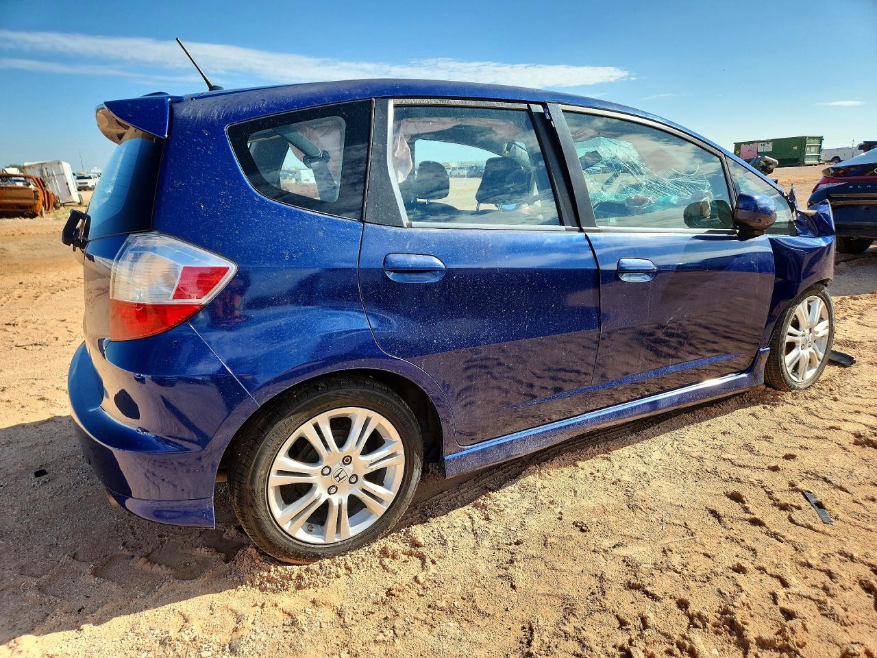 2010 Honda Fit Sport Blue vin: JHMGE8H46AC013694