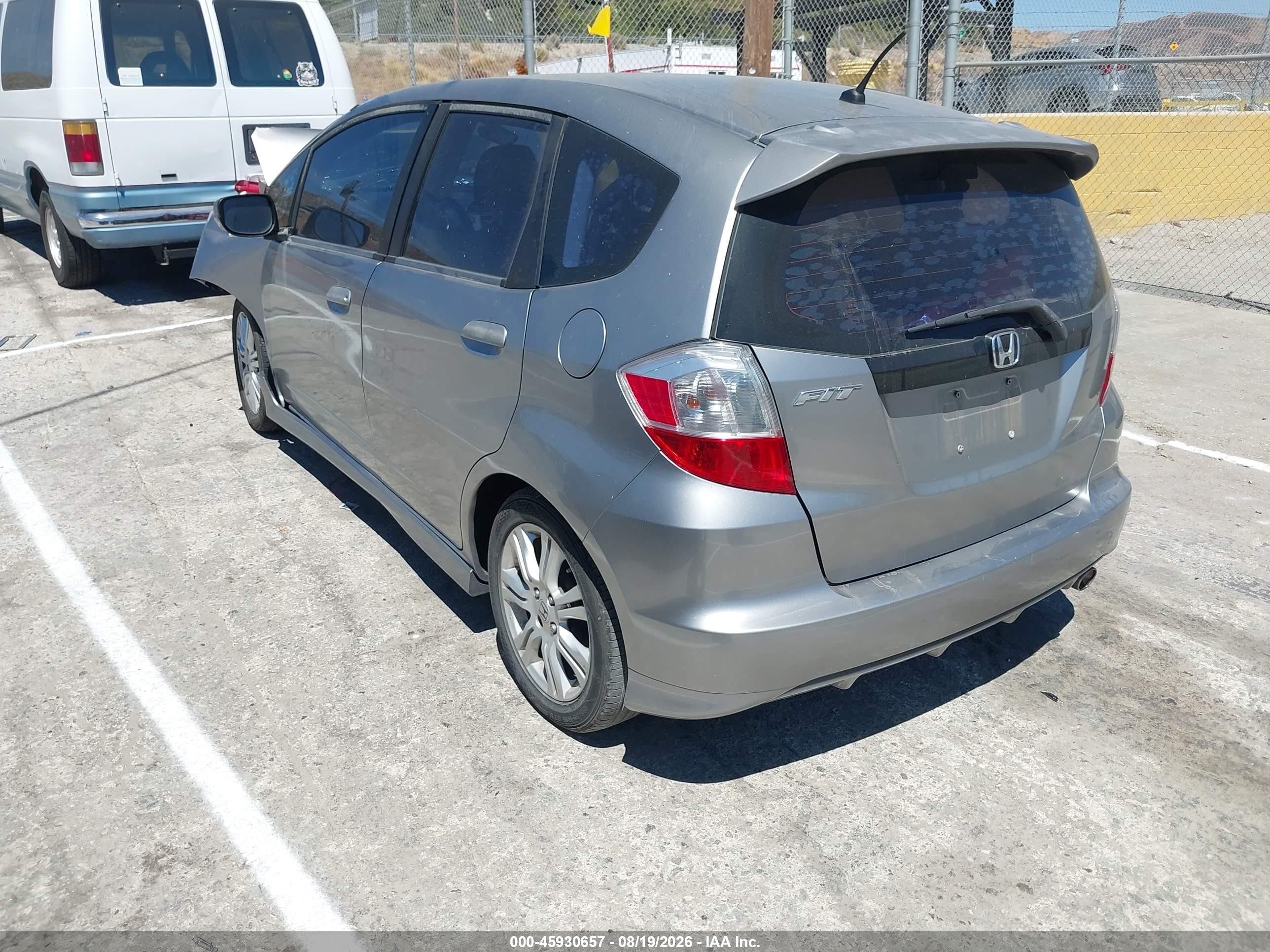 2010 Honda Fit Sport Gray vin: JHMGE8H46AC025988