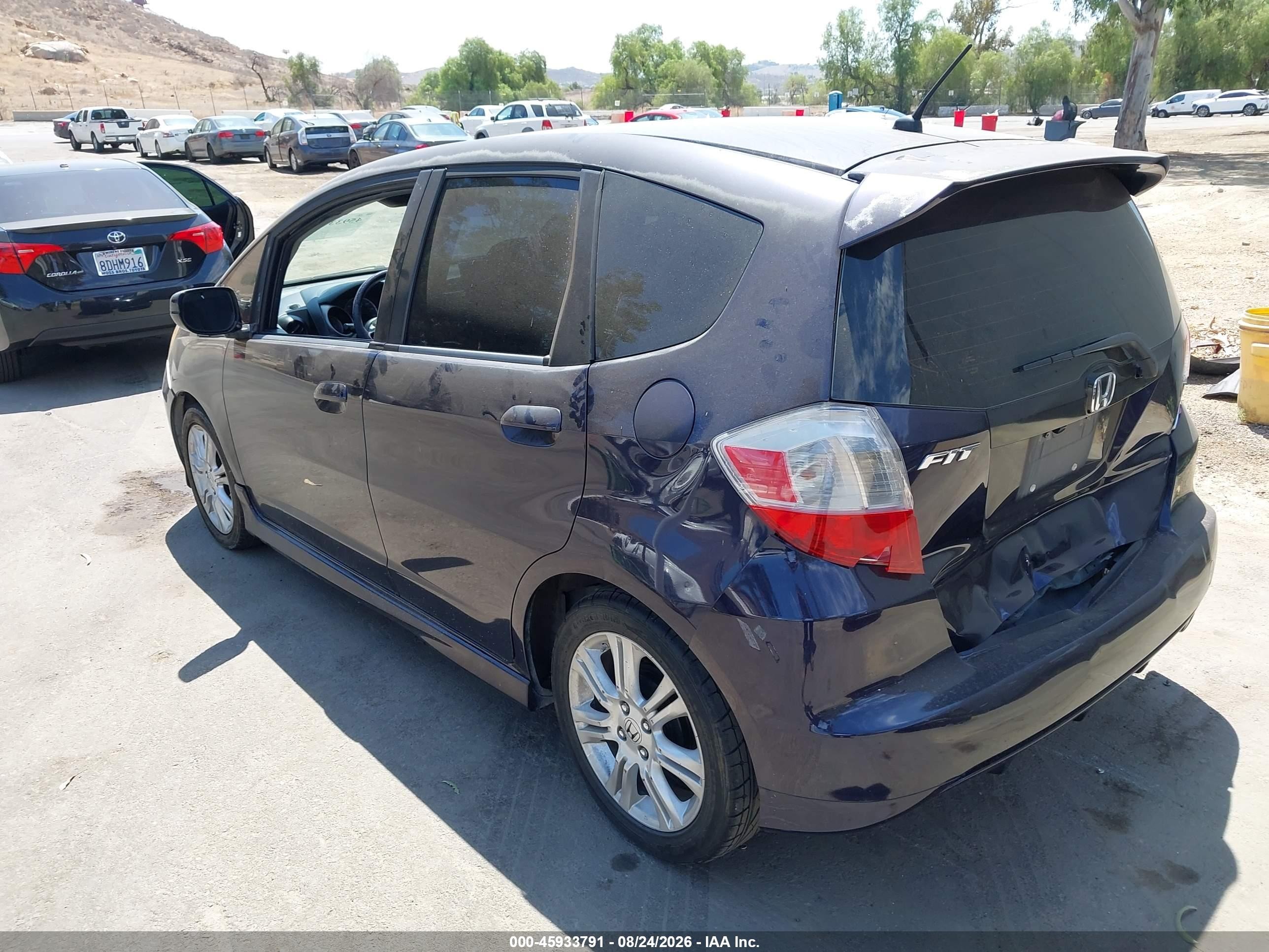2010 Honda Fit Sport Purple vin: JHMGE8H46AC031547