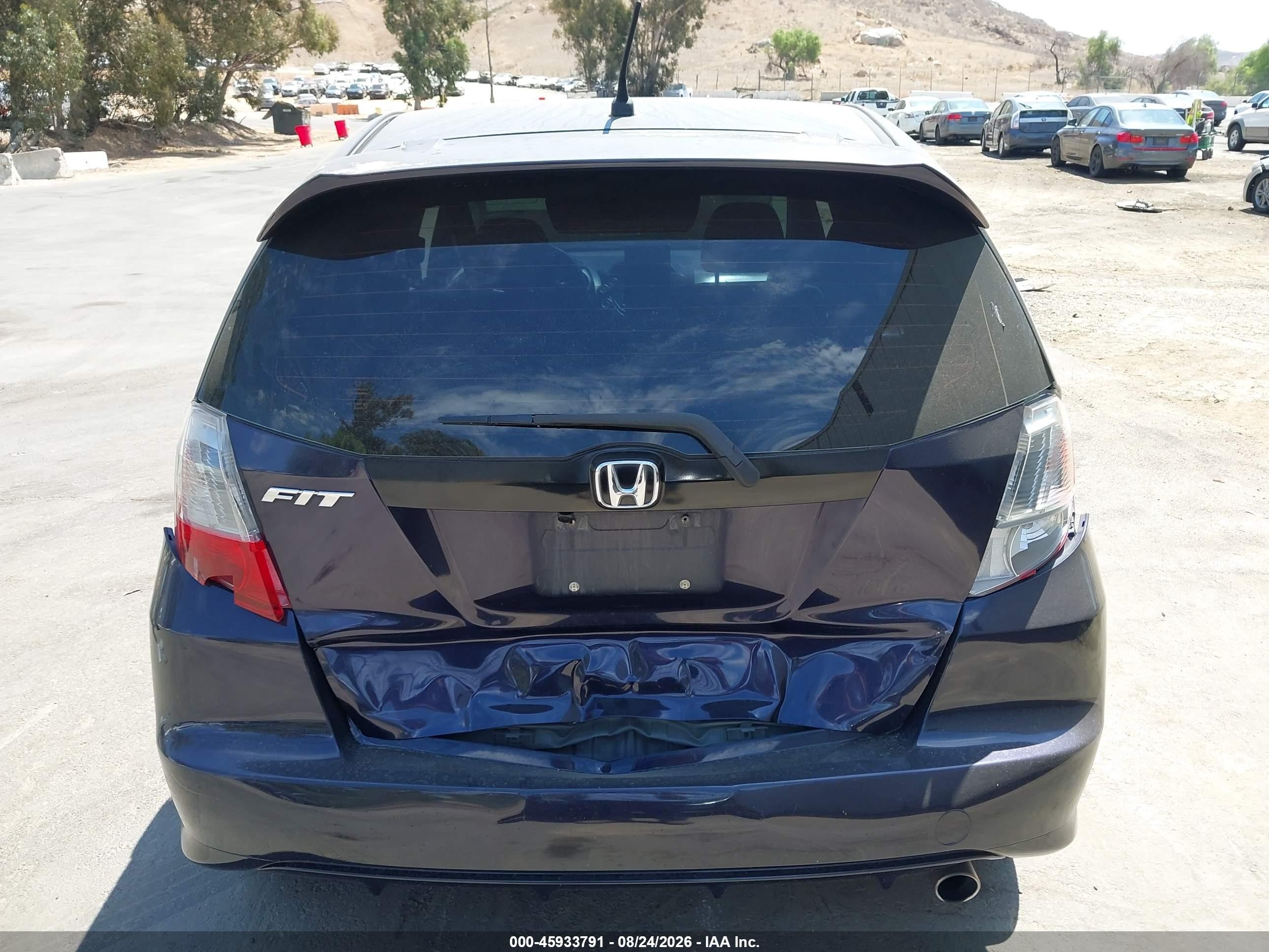 2010 Honda Fit Sport Purple vin: JHMGE8H46AC031547