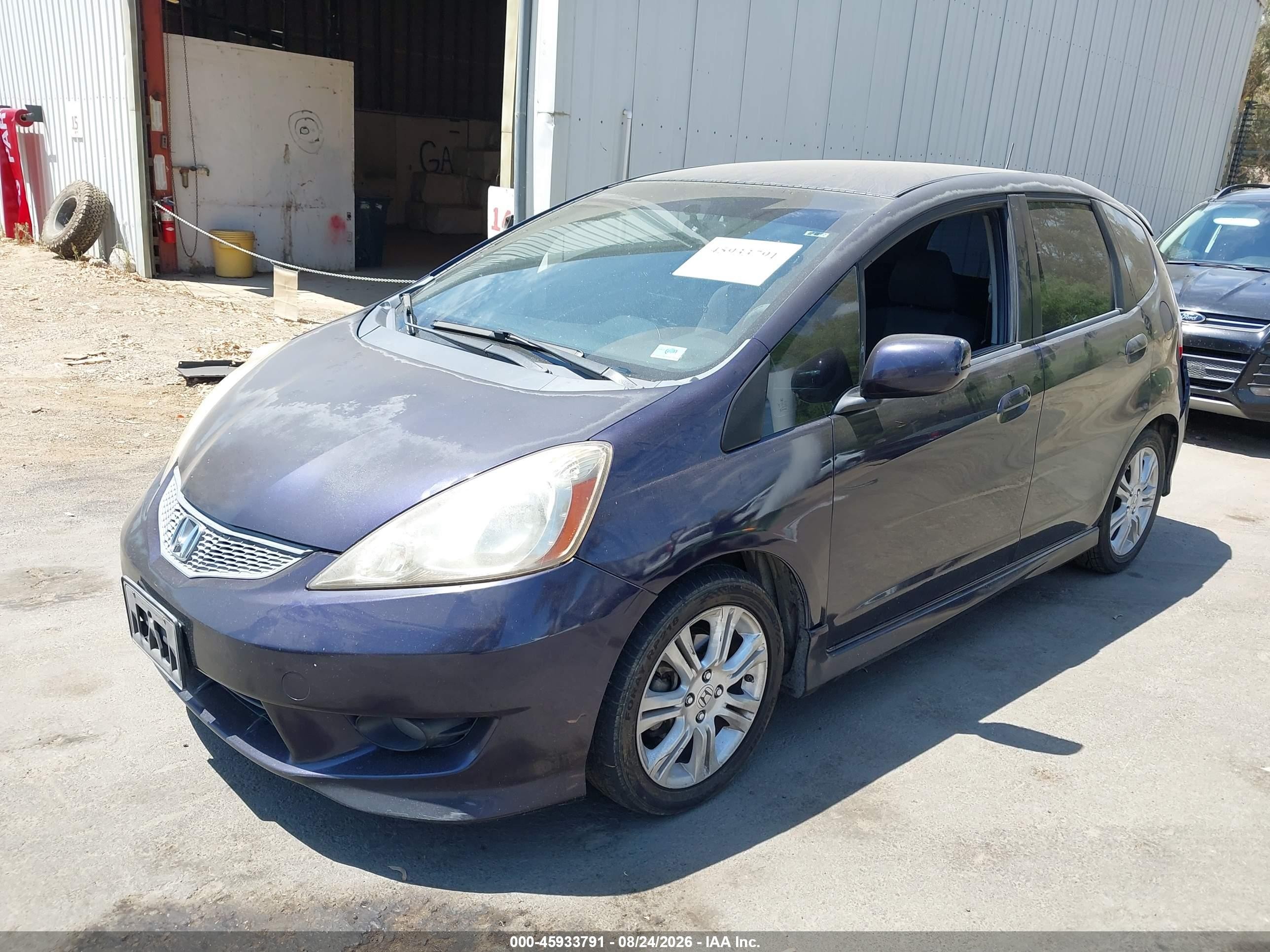 2010 Honda Fit Sport Purple vin: JHMGE8H46AC031547
