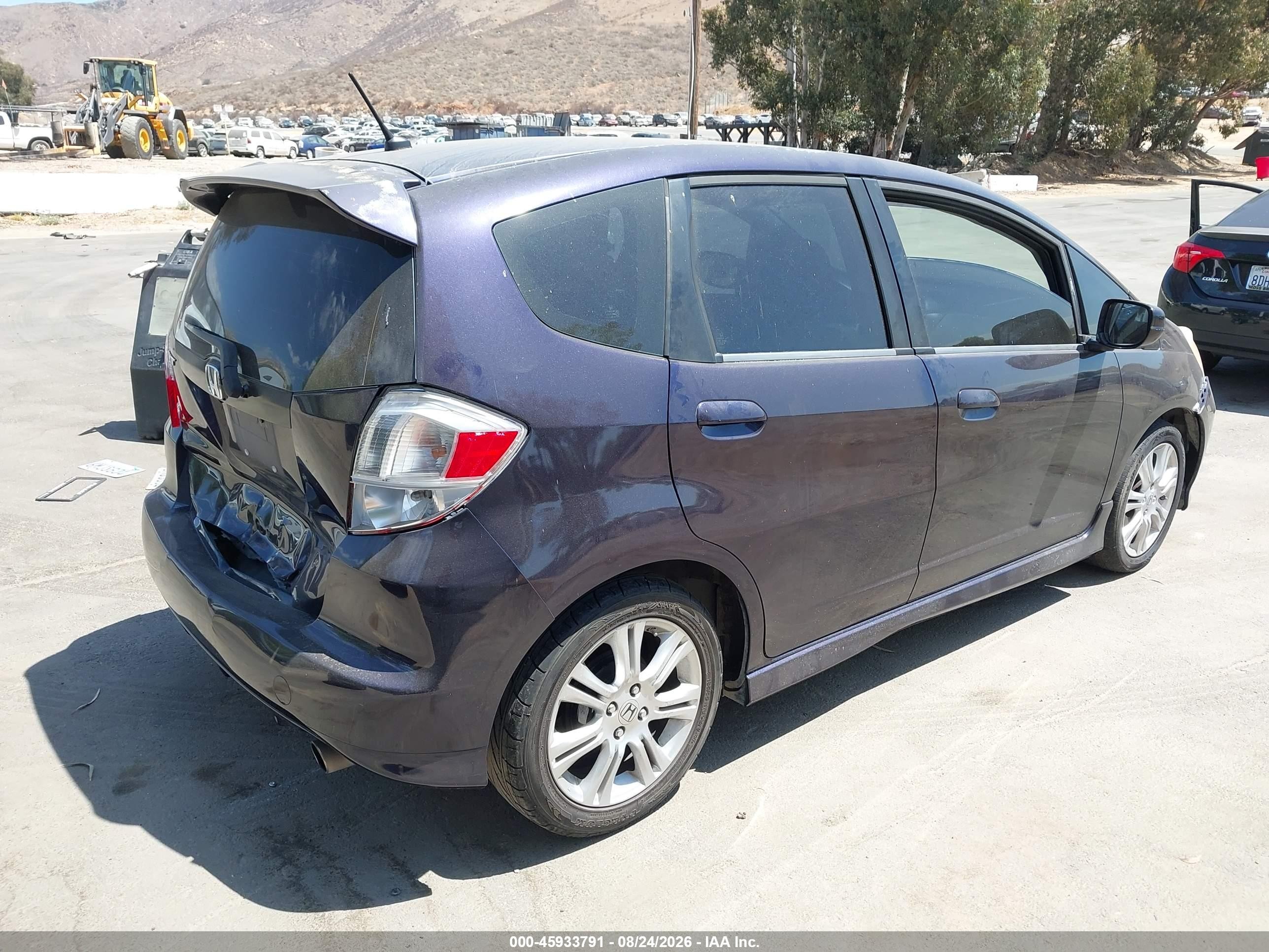 2010 Honda Fit Sport Purple vin: JHMGE8H46AC031547