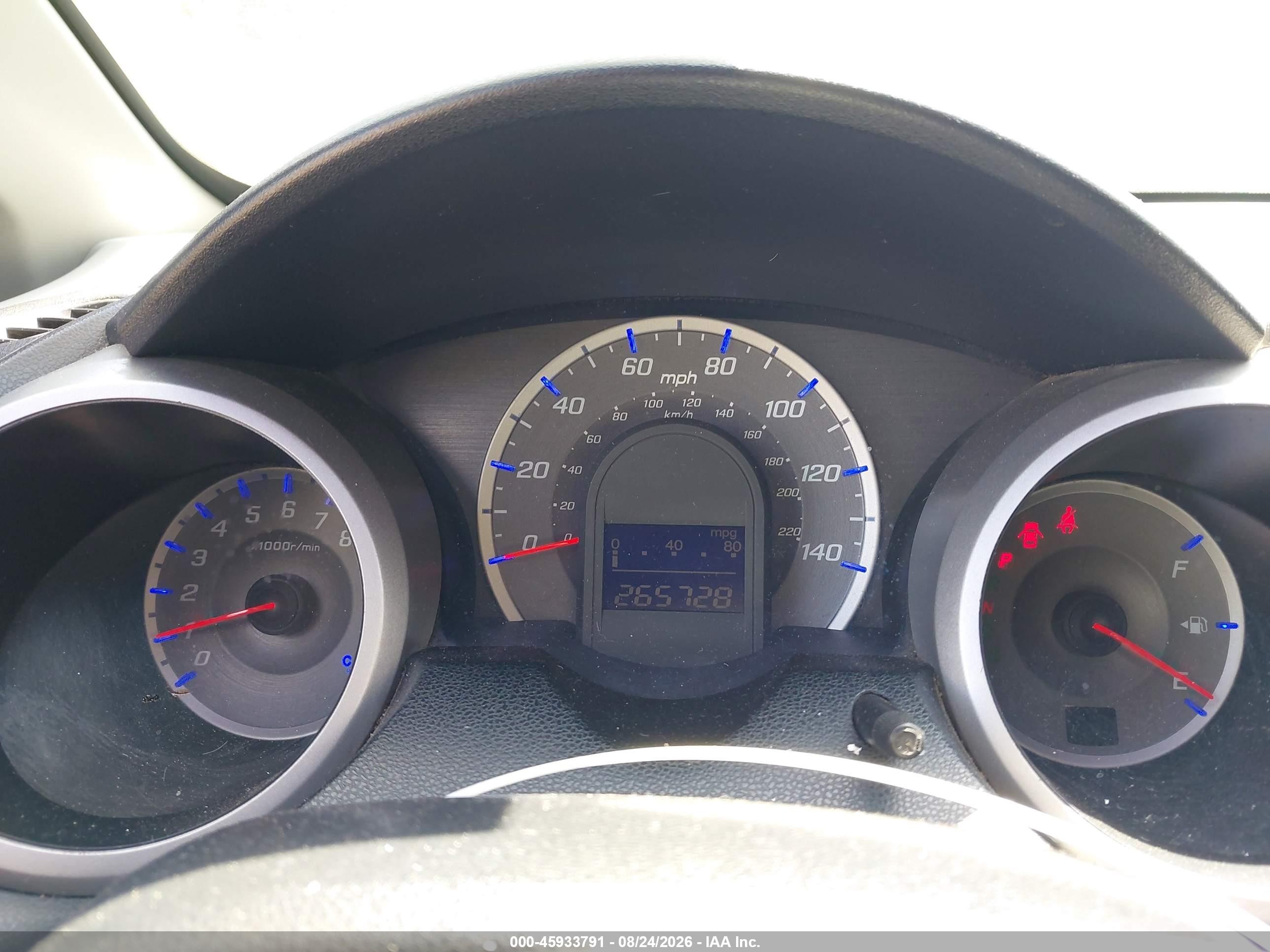 2010 Honda Fit Sport Purple vin: JHMGE8H46AC031547