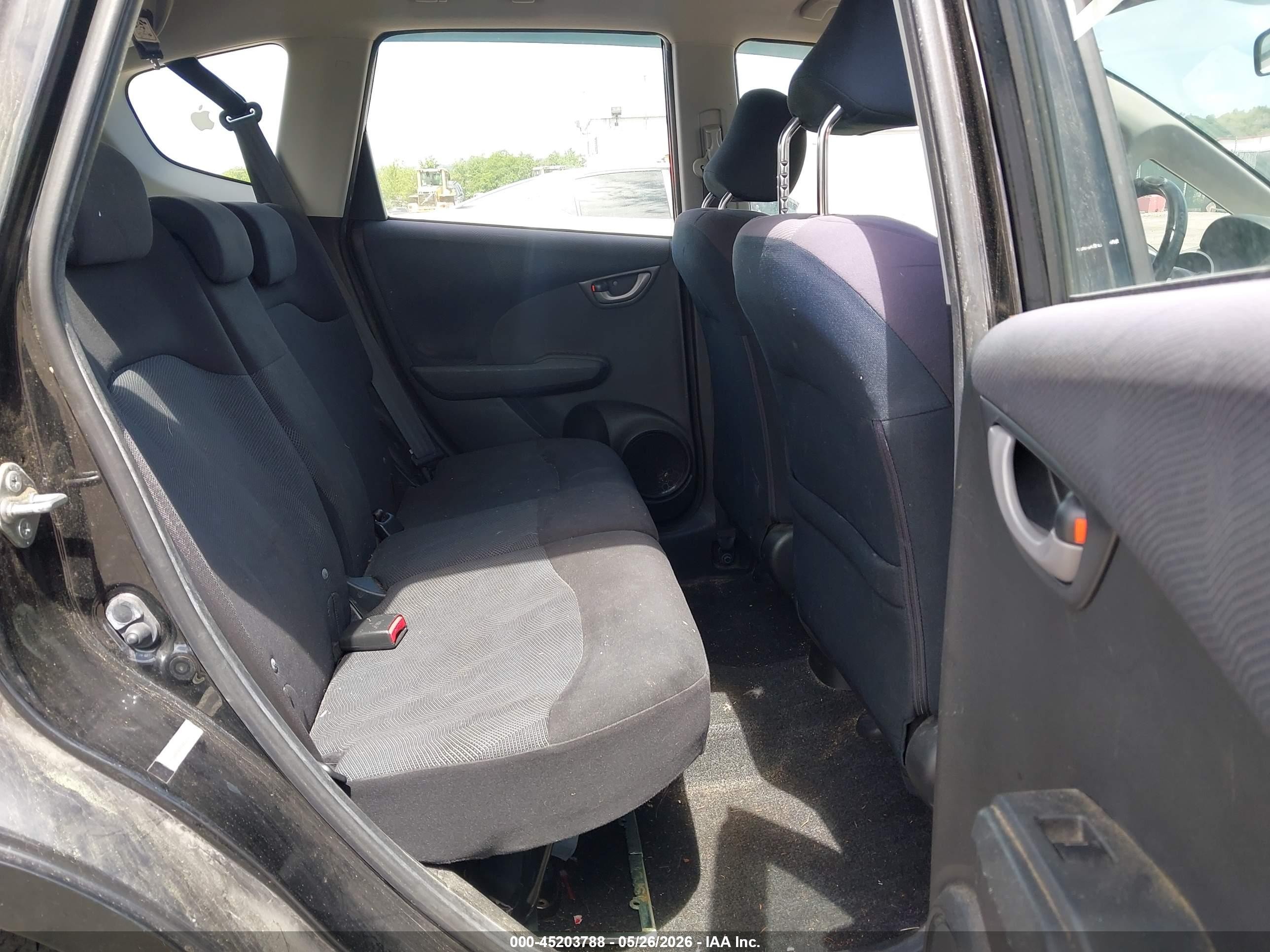 2010 Honda Fit Sport Черный vin: JHMGE8H46AC039051