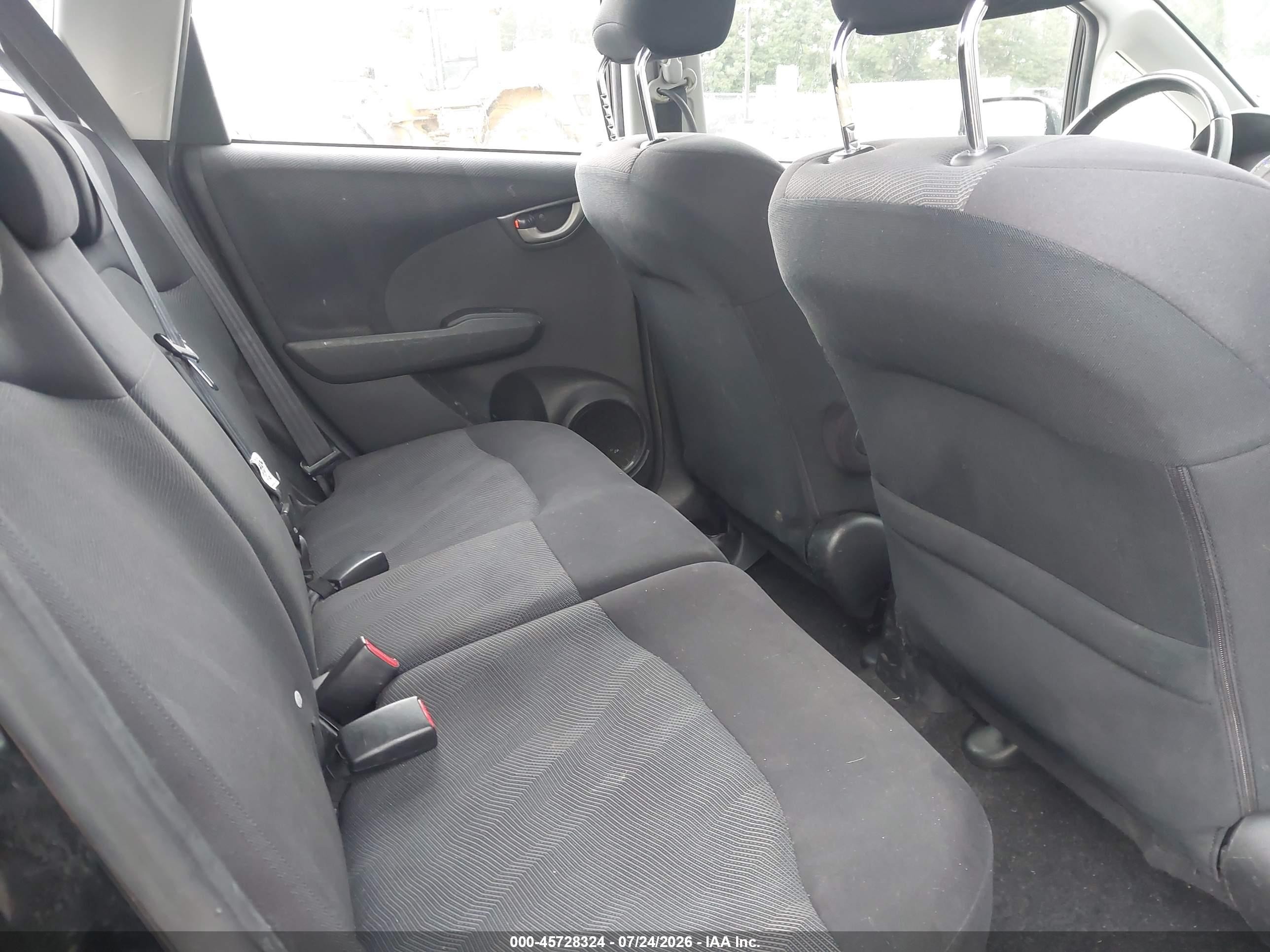 2010 Honda Fit Sport Черный vin: JHMGE8H46AC039695