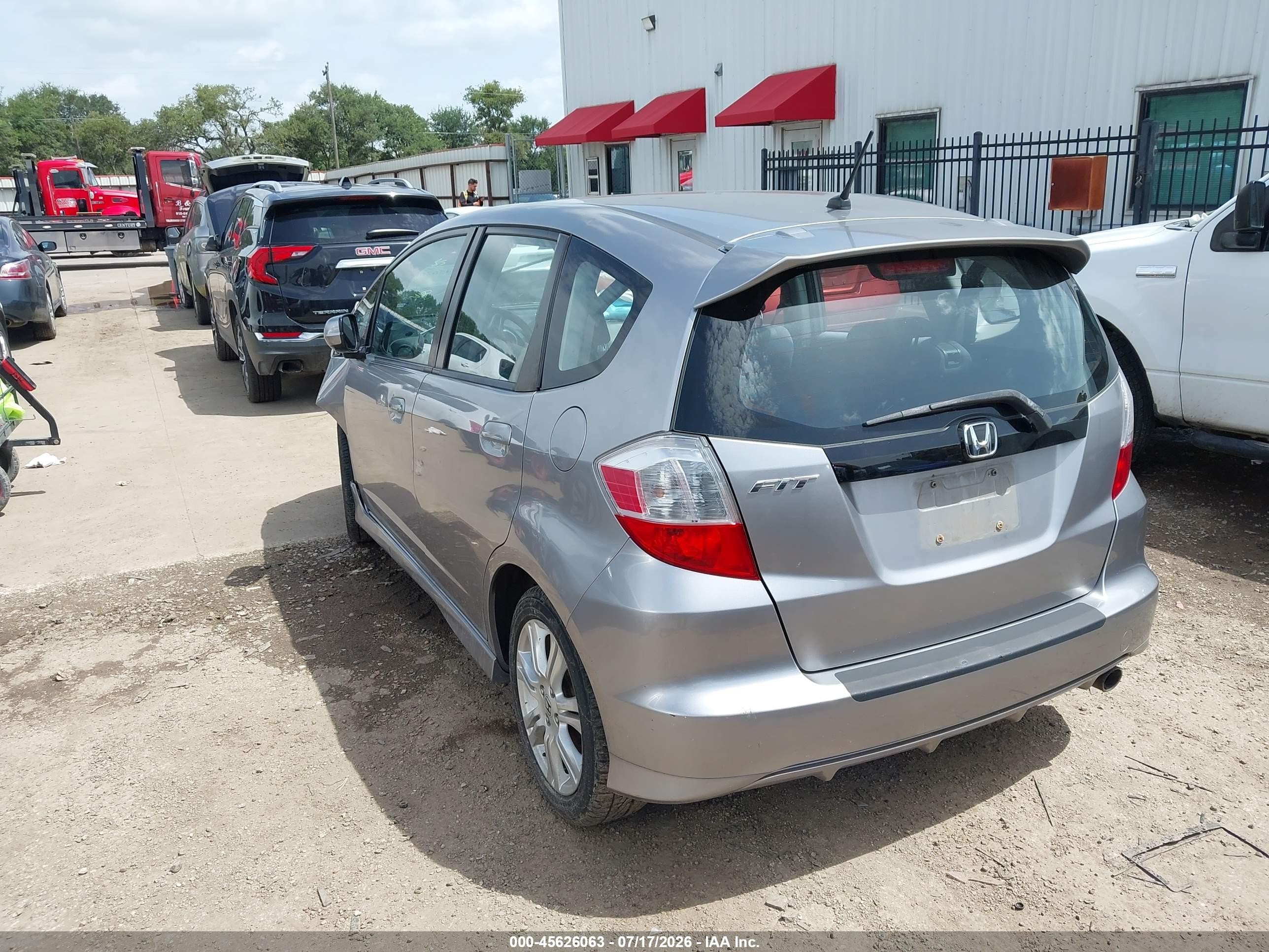 2010 Honda Fit Sport Silver vin: JHMGE8H46AS007755