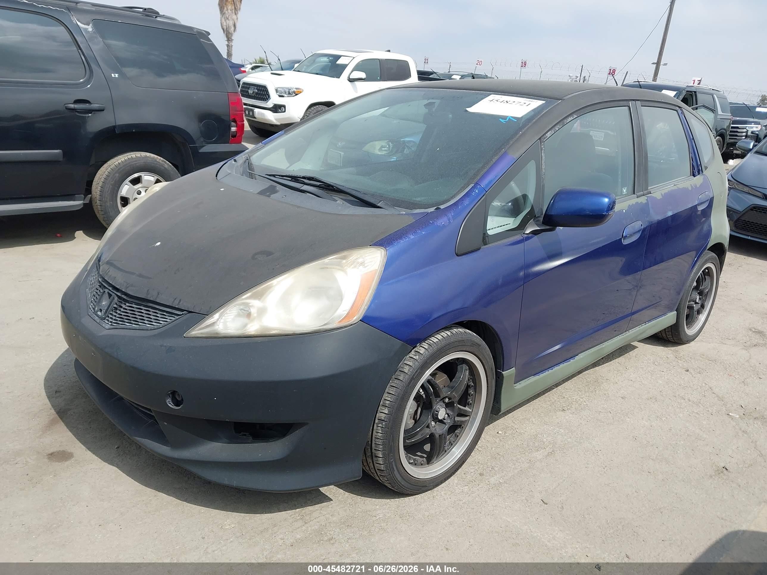 2010 Honda Fit Sport Purple vin: JHMGE8H46AS008226
