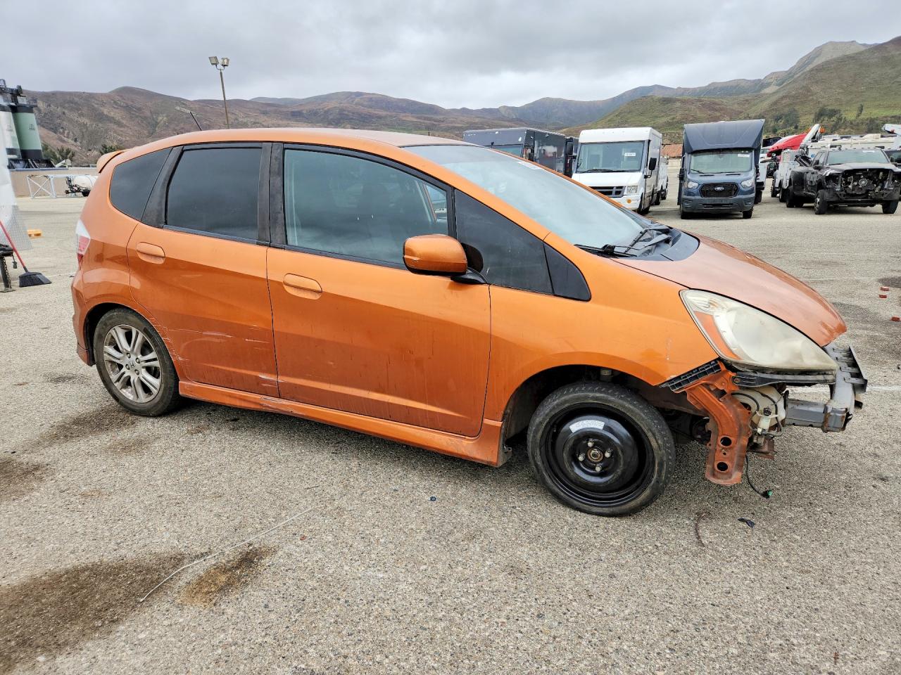 2010 Honda Fit Sport Оранжевый vin: JHMGE8H46AS021560