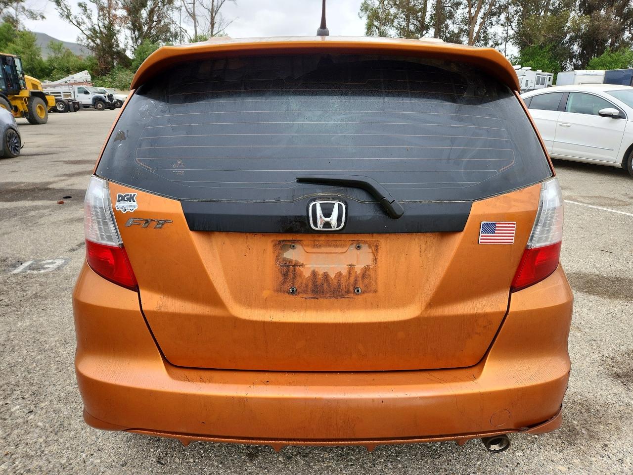 2010 Honda Fit Sport Оранжевый vin: JHMGE8H46AS021560