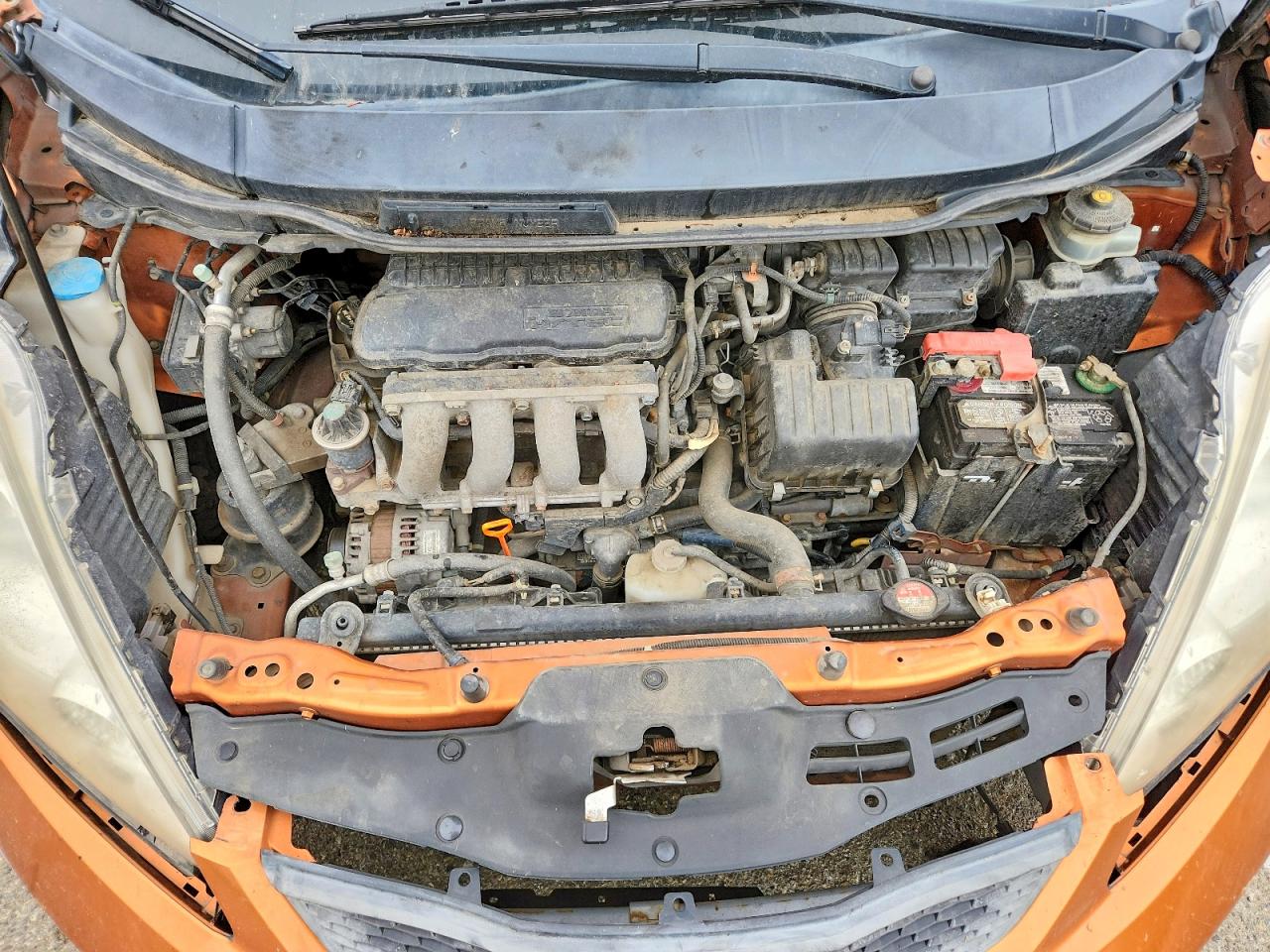 2010 Honda Fit Sport Оранжевый vin: JHMGE8H46AS021560