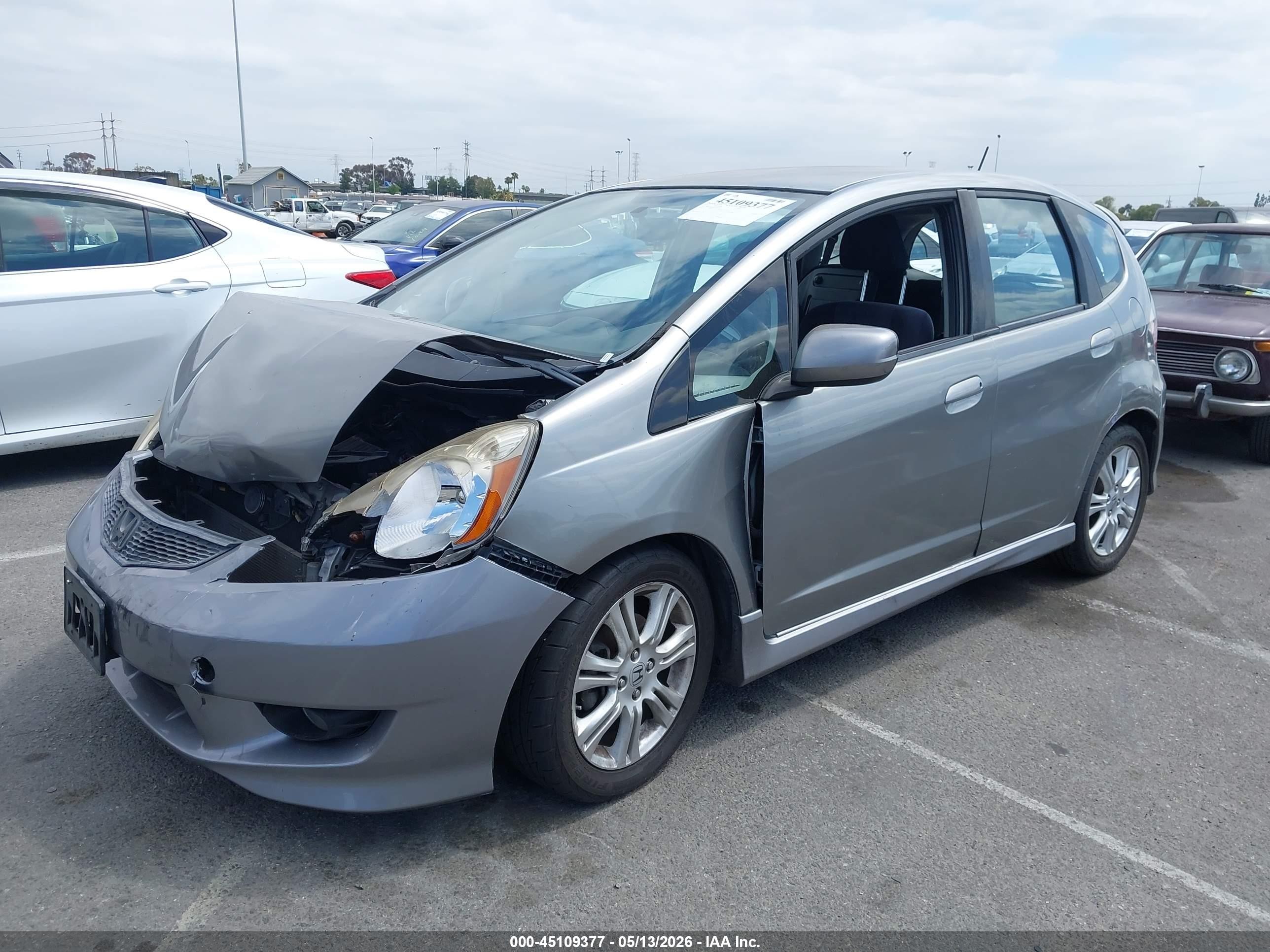 2010 Honda Fit Sport Gray vin: JHMGE8H46AS026449