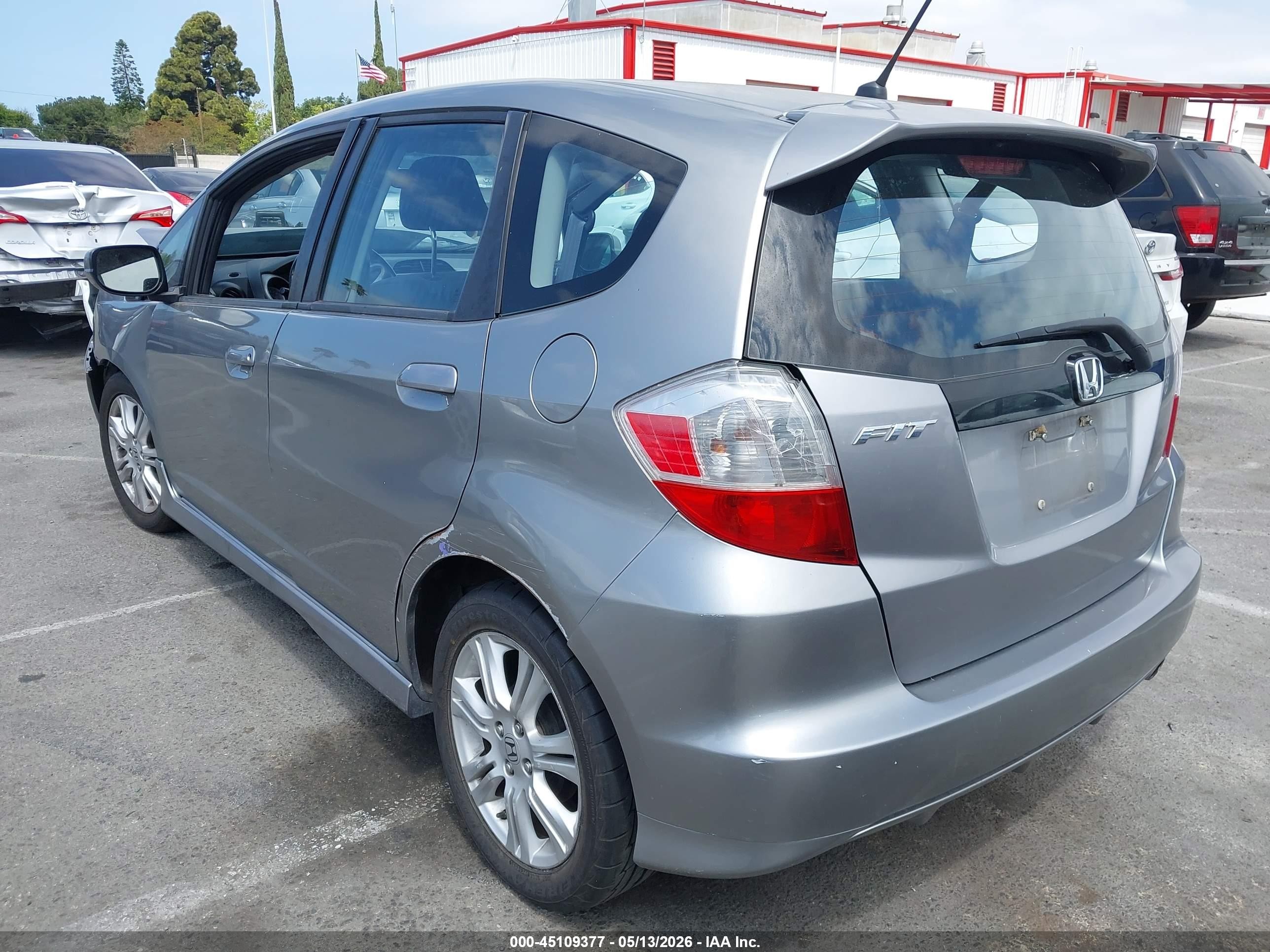 2010 Honda Fit Sport Gray vin: JHMGE8H46AS026449