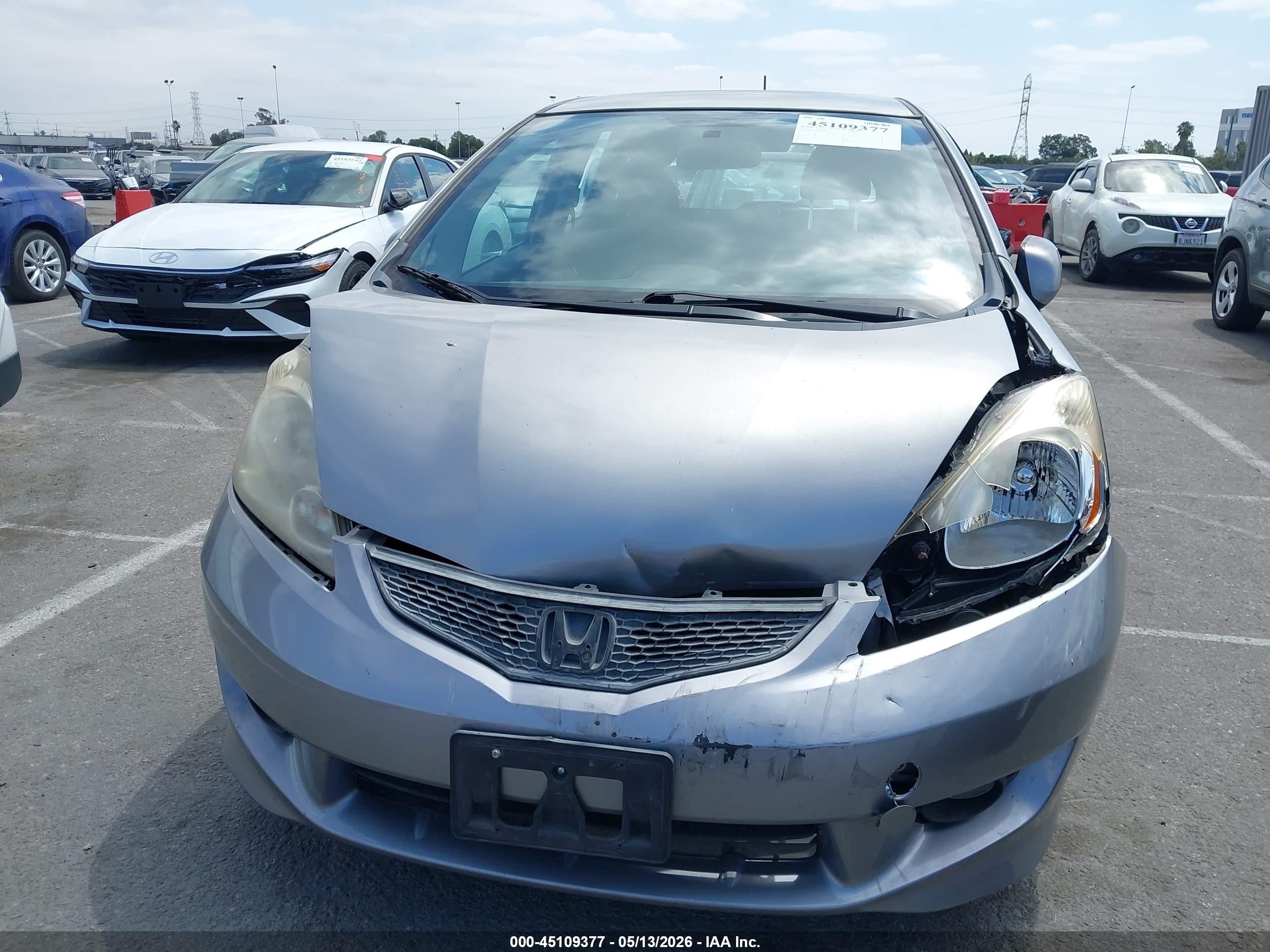 2010 Honda Fit Sport Gray vin: JHMGE8H46AS026449