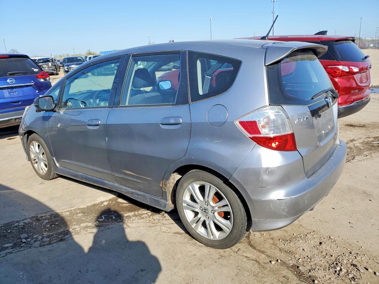 2010 Honda Fit Sport Silver vin: JHMGE8H46AS027665