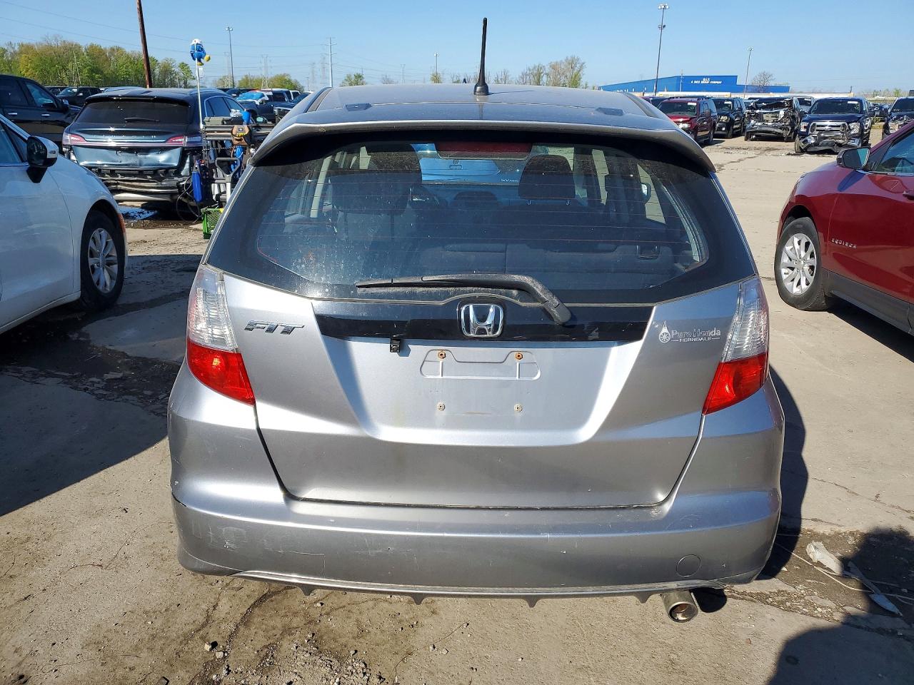 2010 Honda Fit Sport Silver vin: JHMGE8H46AS027665