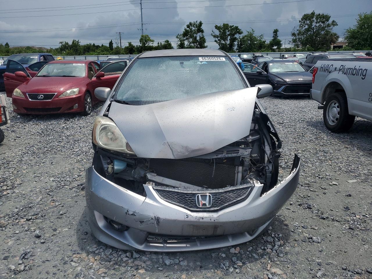 2010 Honda Fit Sport Silver vin: JHMGE8H47AC002235