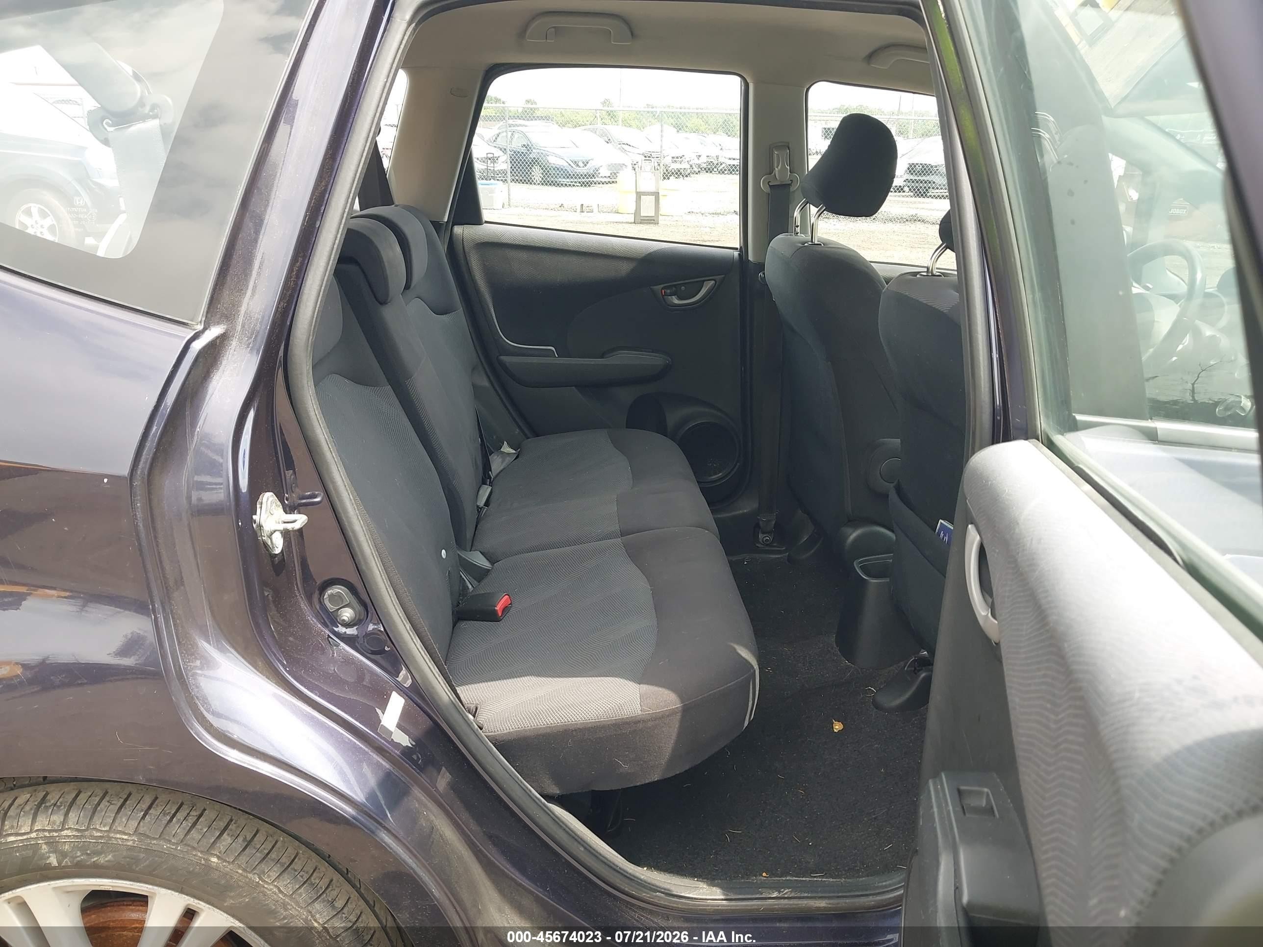 2010 Honda Fit Sport Blue vin: JHMGE8H47AC008519